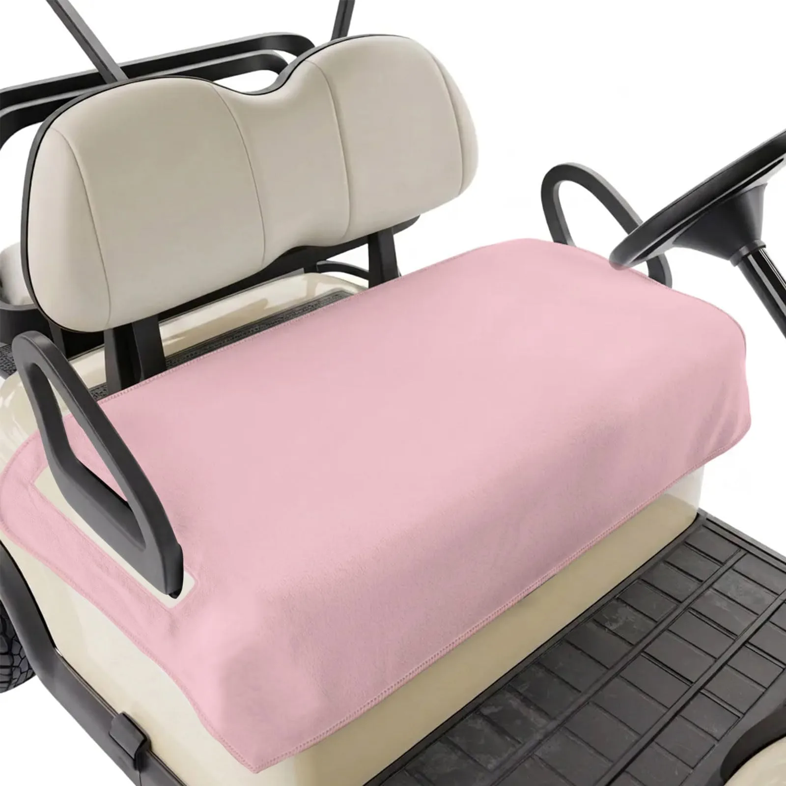 BEMIGO Golf Cart Seat Cover, Light Pink, 51 x 31 Inch