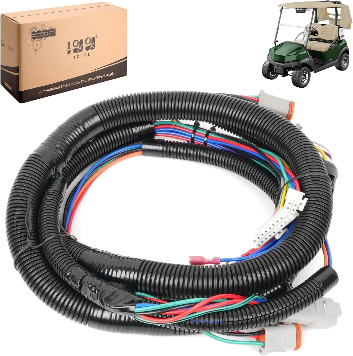 10L0L Control Wiring Harness for Club Car DS 2001-2005