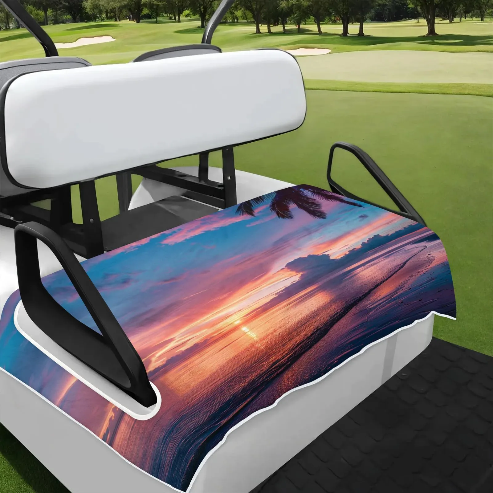 Tiveruda Golf Cart Seat Cover for Double Seats