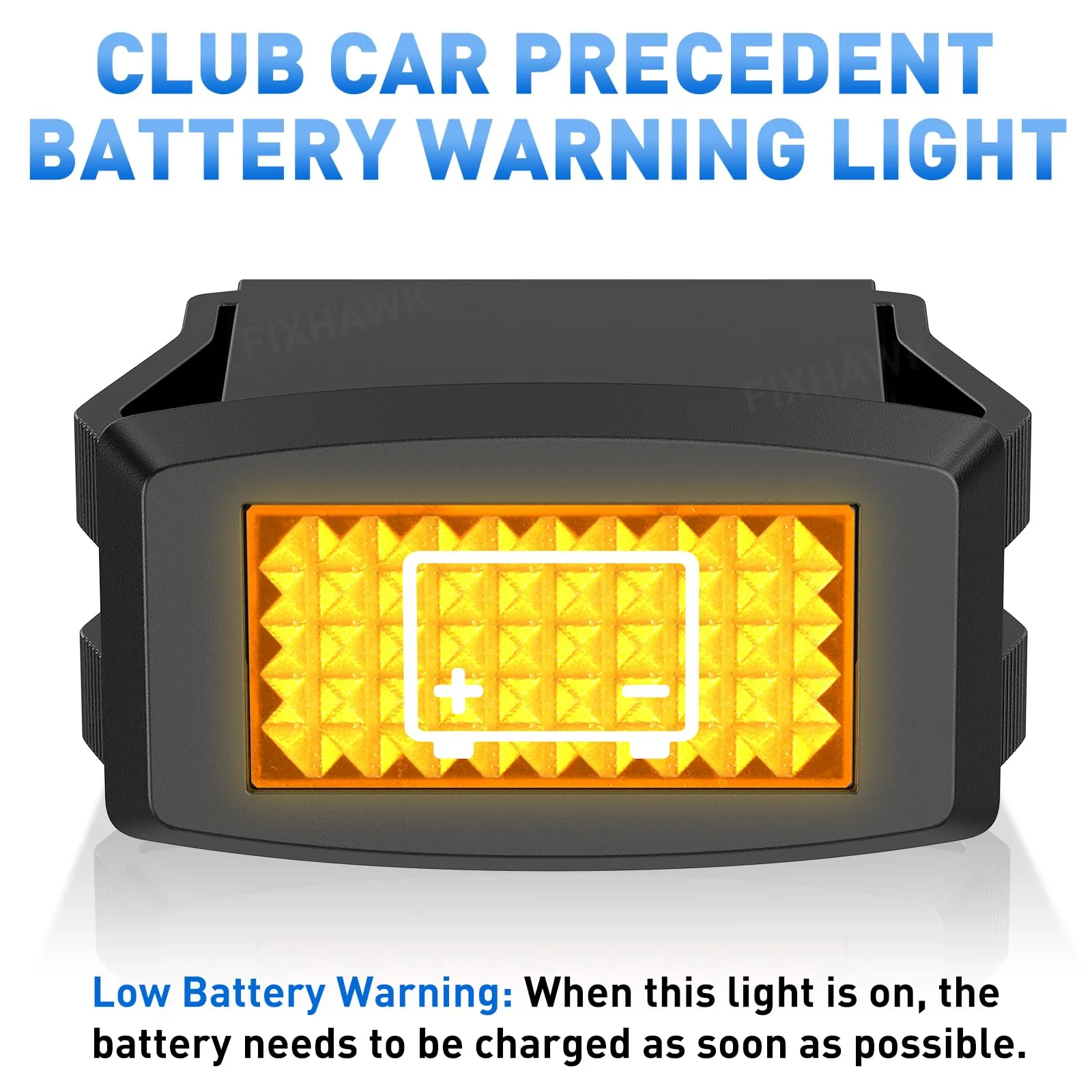 FIXHAWK 48V Club Car Battery Warning Light 103993901 image 3