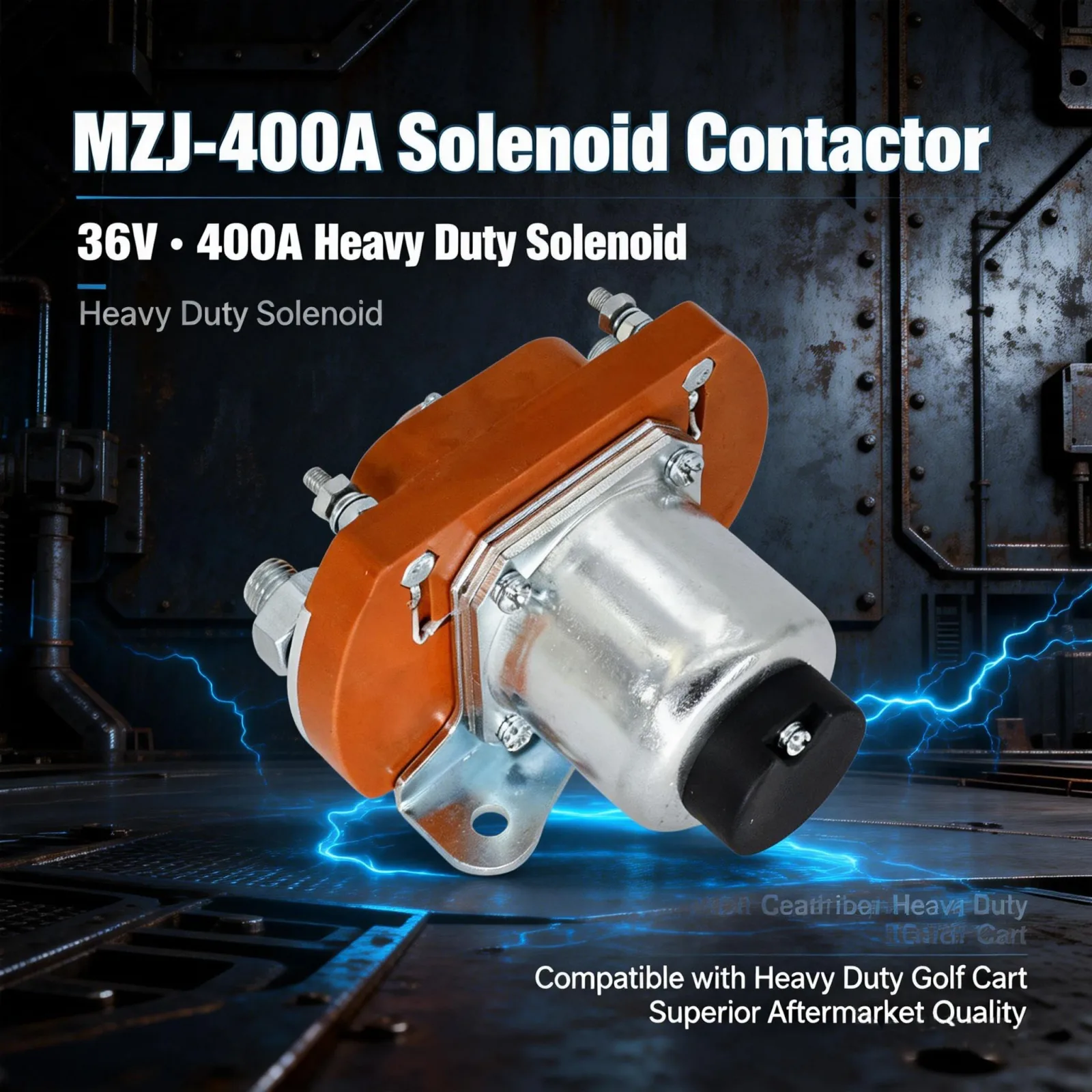 Meckparts 36V 400A MZJ-400A Golf Cart Solenoid image 4