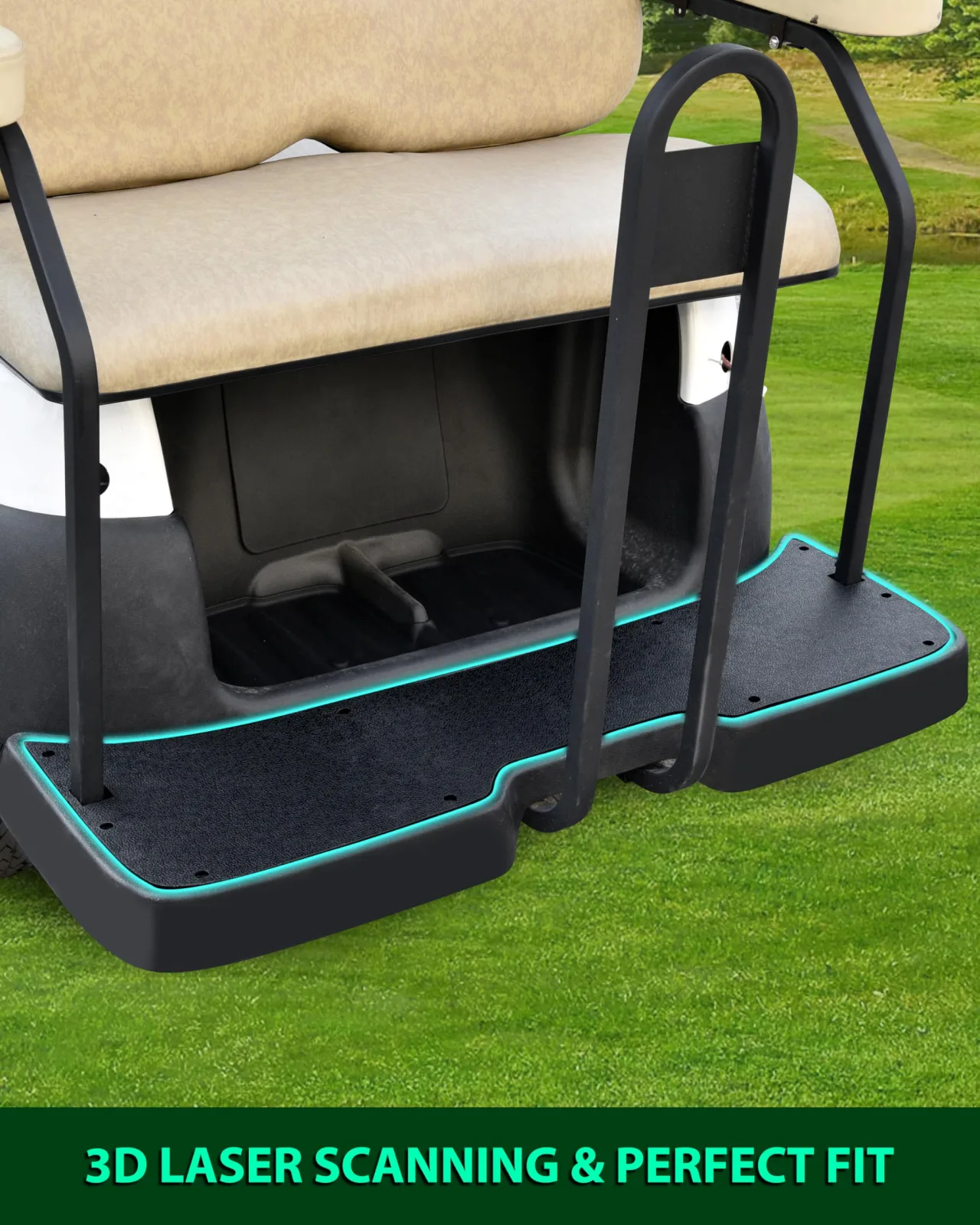 POKIAUTO Rear Floor Mat for Club Car Tempo 4-Passenger image 3