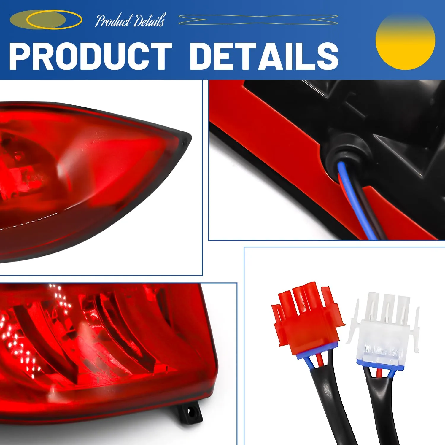 DRIVE UP LED Tail Light Kit for Club Car Precedent (2004+) & Tempo (2018+) DU00279 image 3