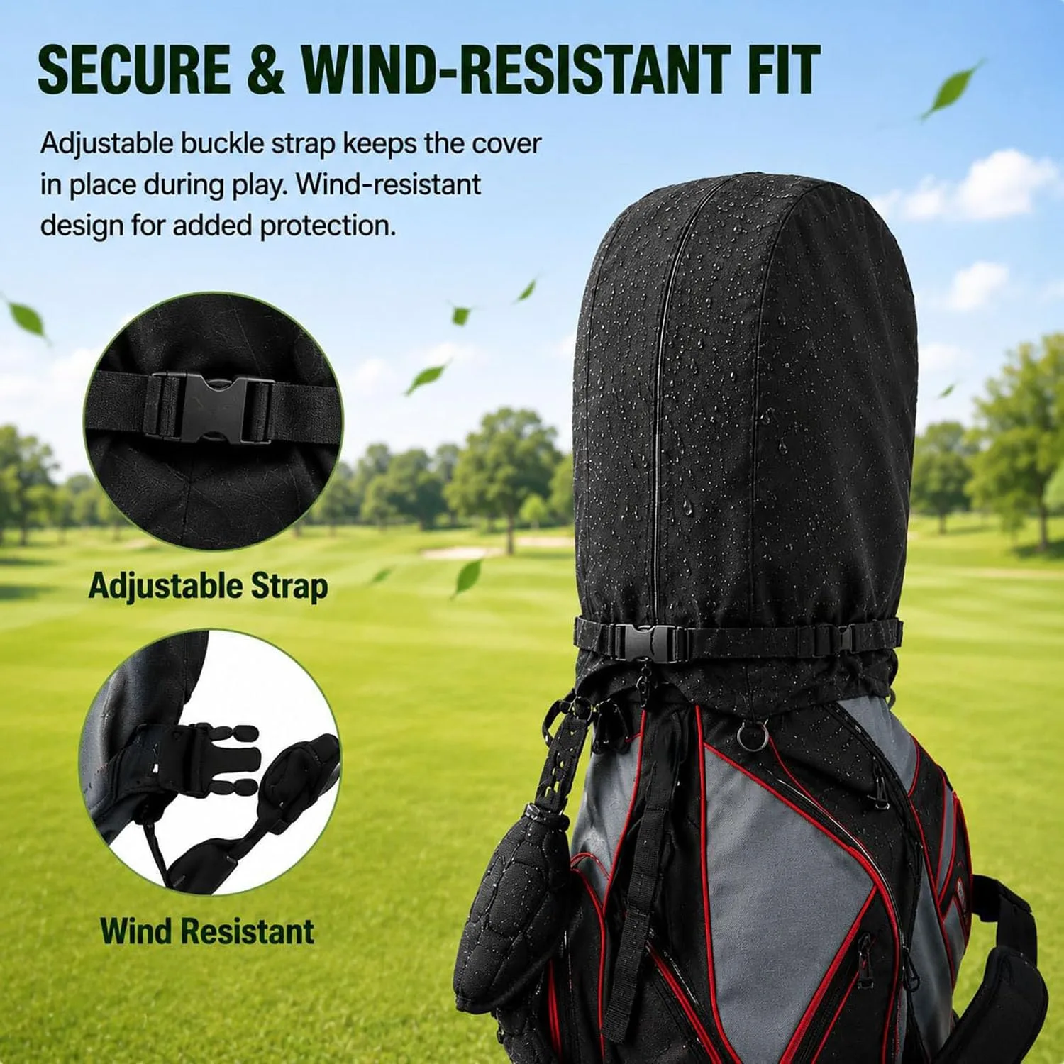 Lmalfmiad Golf Bag Cover for Sun Mountain 2.5+ Cart image 4