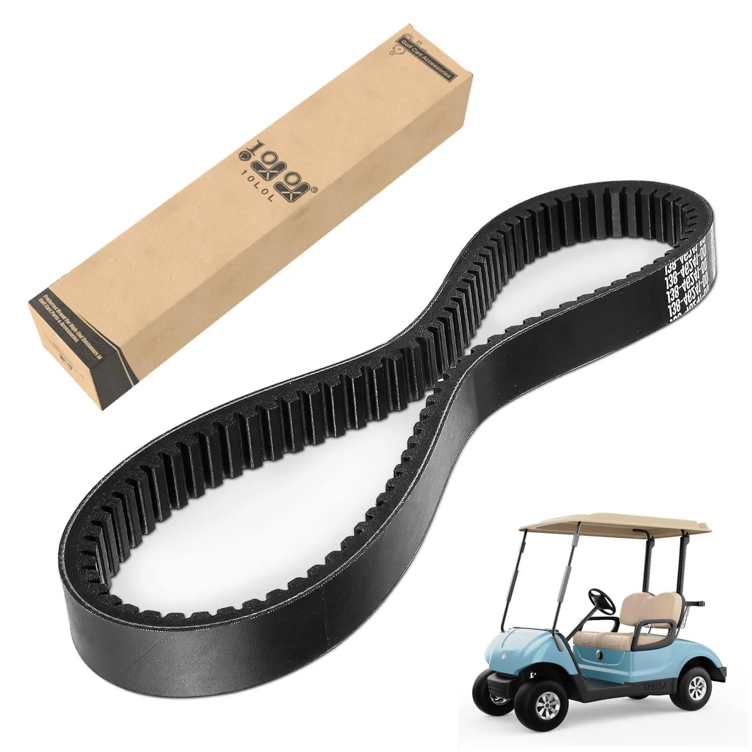 10L0L Clutch Drive Belt for Yamaha G2/G8/G9 and 2012‑up G29 (J55-G6241-00)