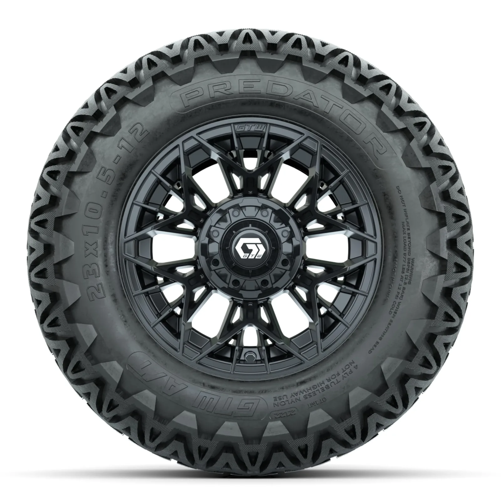 GTW A19-766 12-Inch Golf Cart Wheels and Tires image 3