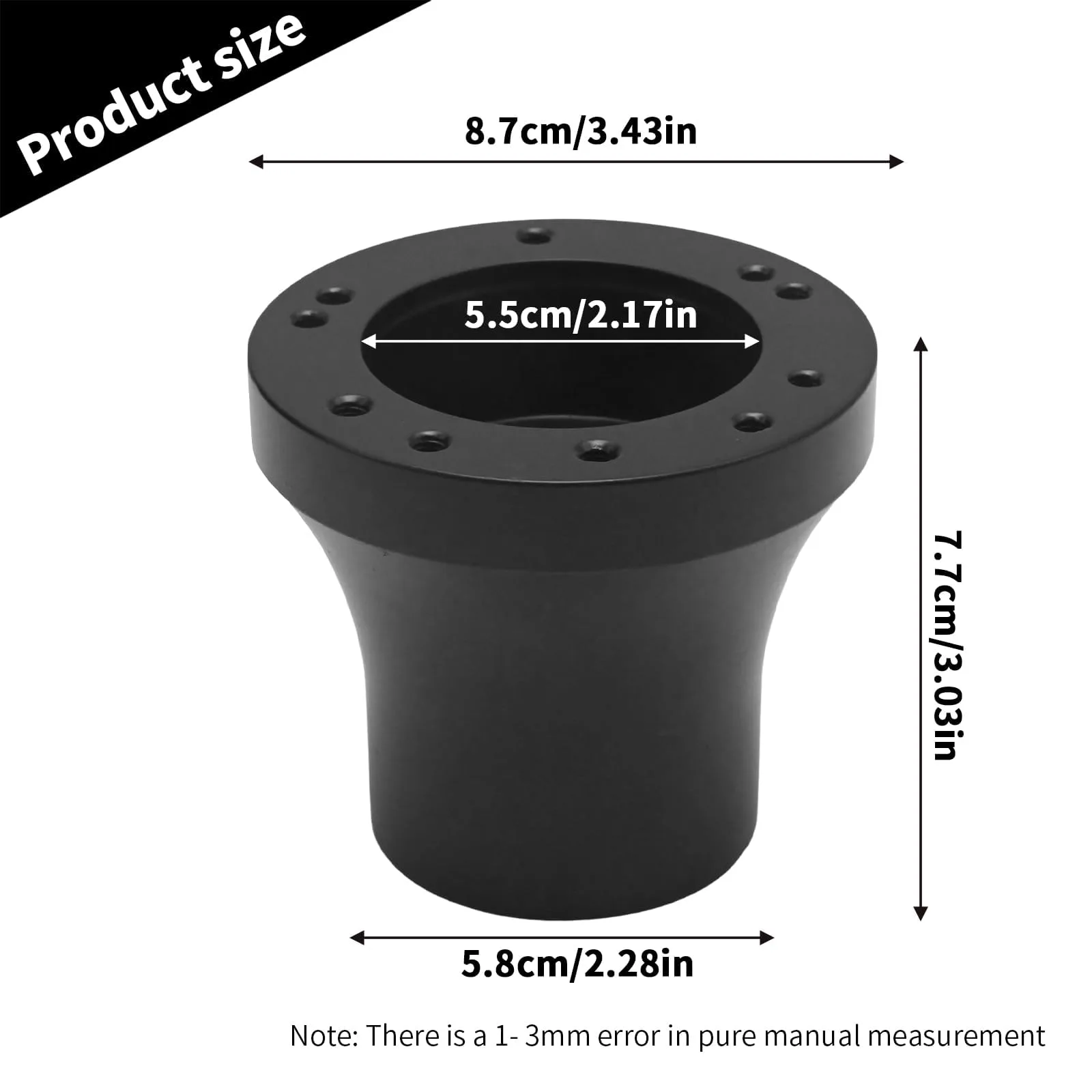EATAKWARD CM0440 Steering Wheel Adapter for Club Car Precedent & 2019 Tempo image 3