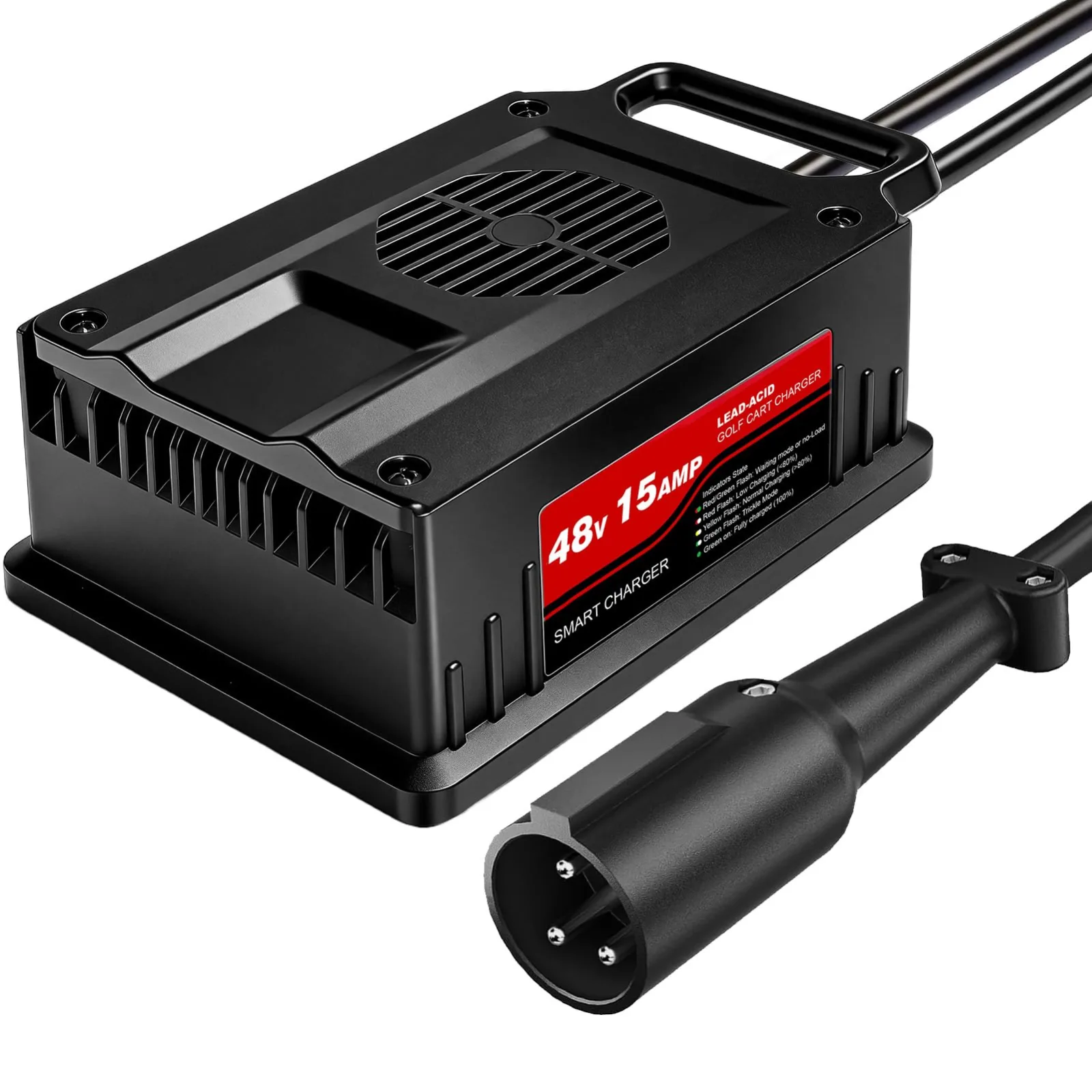 JCGSWVJ 48V 15A Club Car Golf Cart Battery Charger