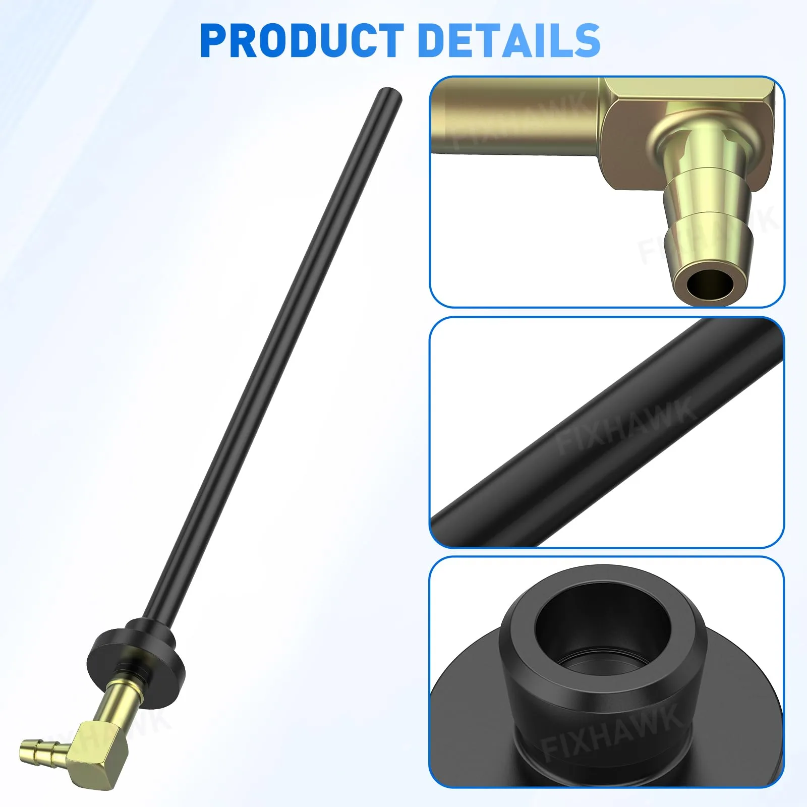 FIXHAWK E-Z-GO Gas Golf Cart Siphon Tube Kit image 4