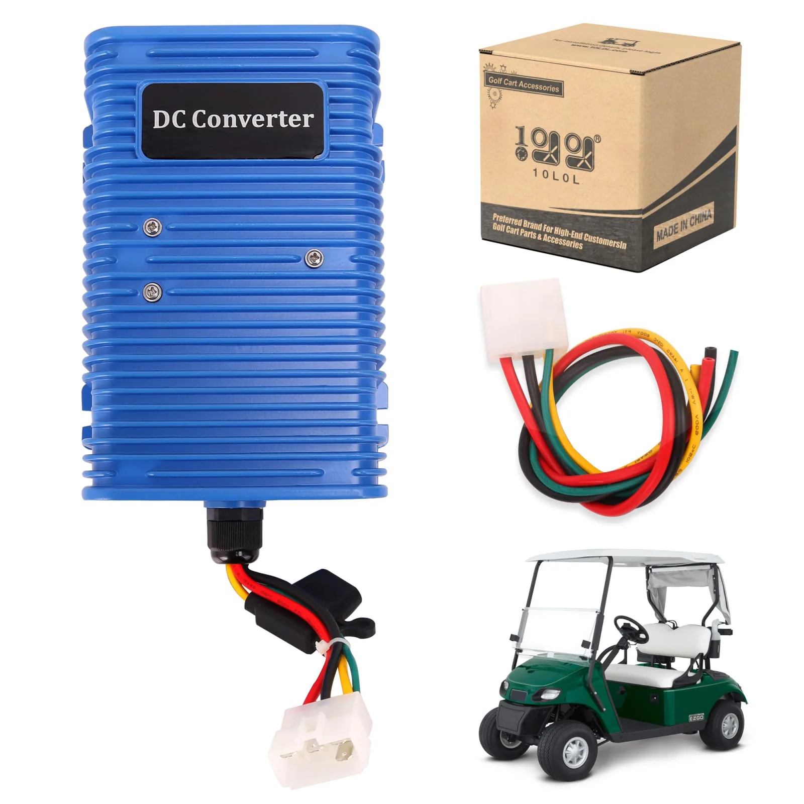 10L0L Golf Cart Voltage Reducer 36V/48V to 12V 30A