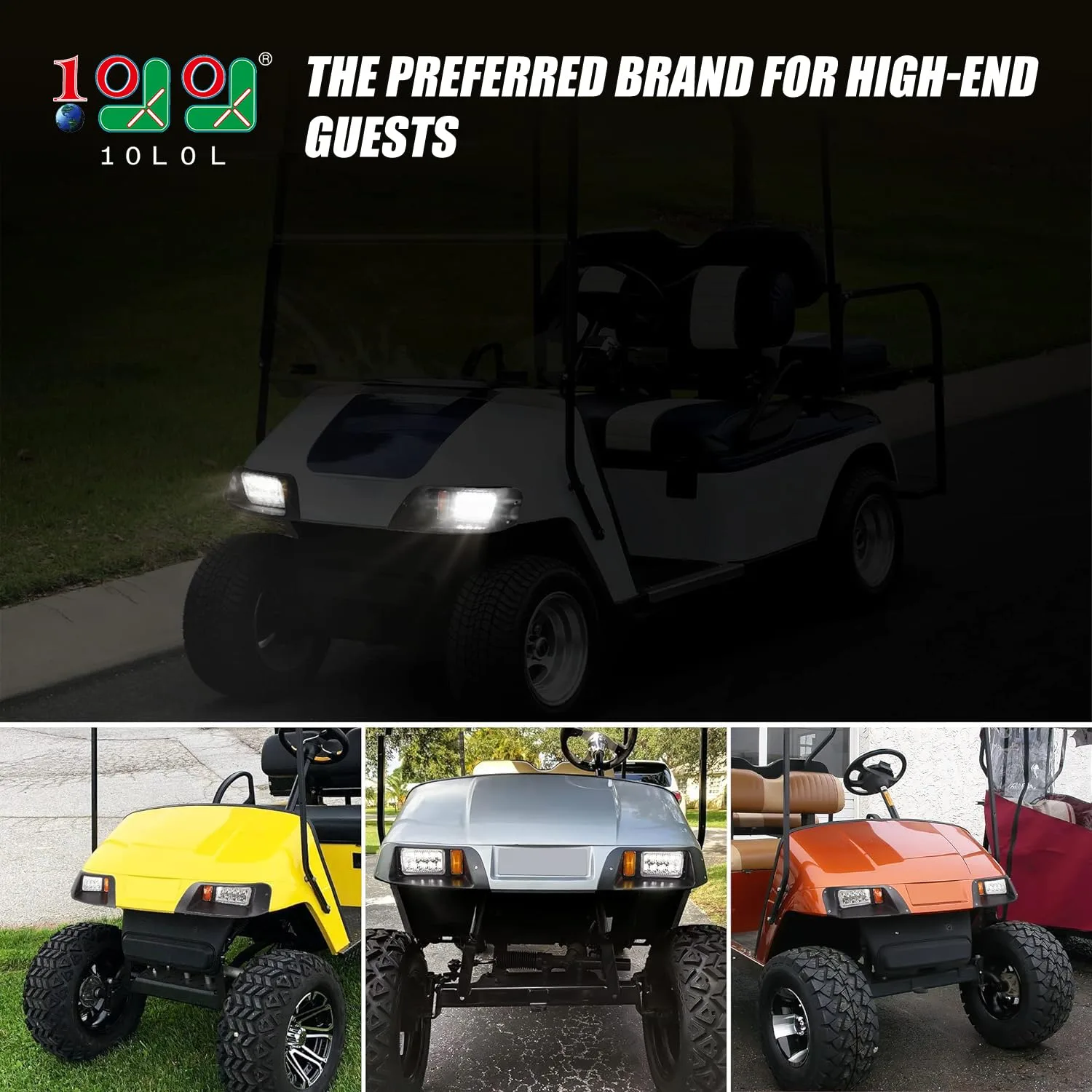 10L0L EZ‑GO TXT 12V Golf Cart Light Kit (1996–2013) image 2