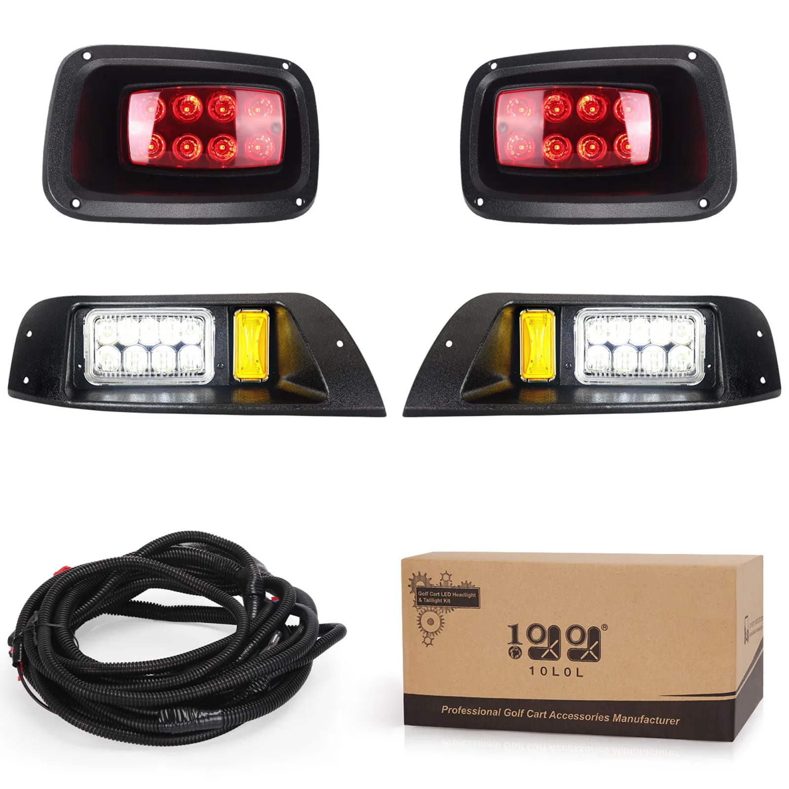 10L0L EZ‑GO TXT 12V Golf Cart Light Kit (1996–2013)