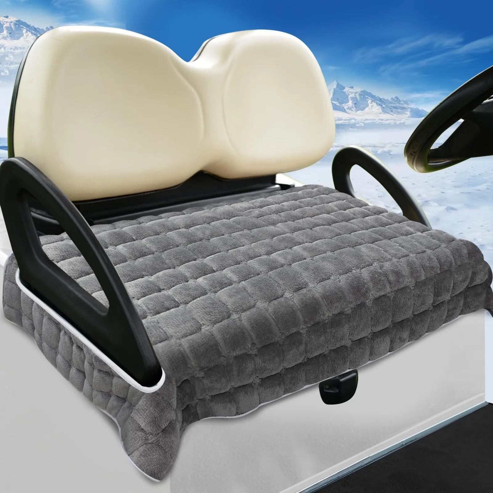 YOKYHOM Golf Cart Seat Cover for 2-Seater Carts