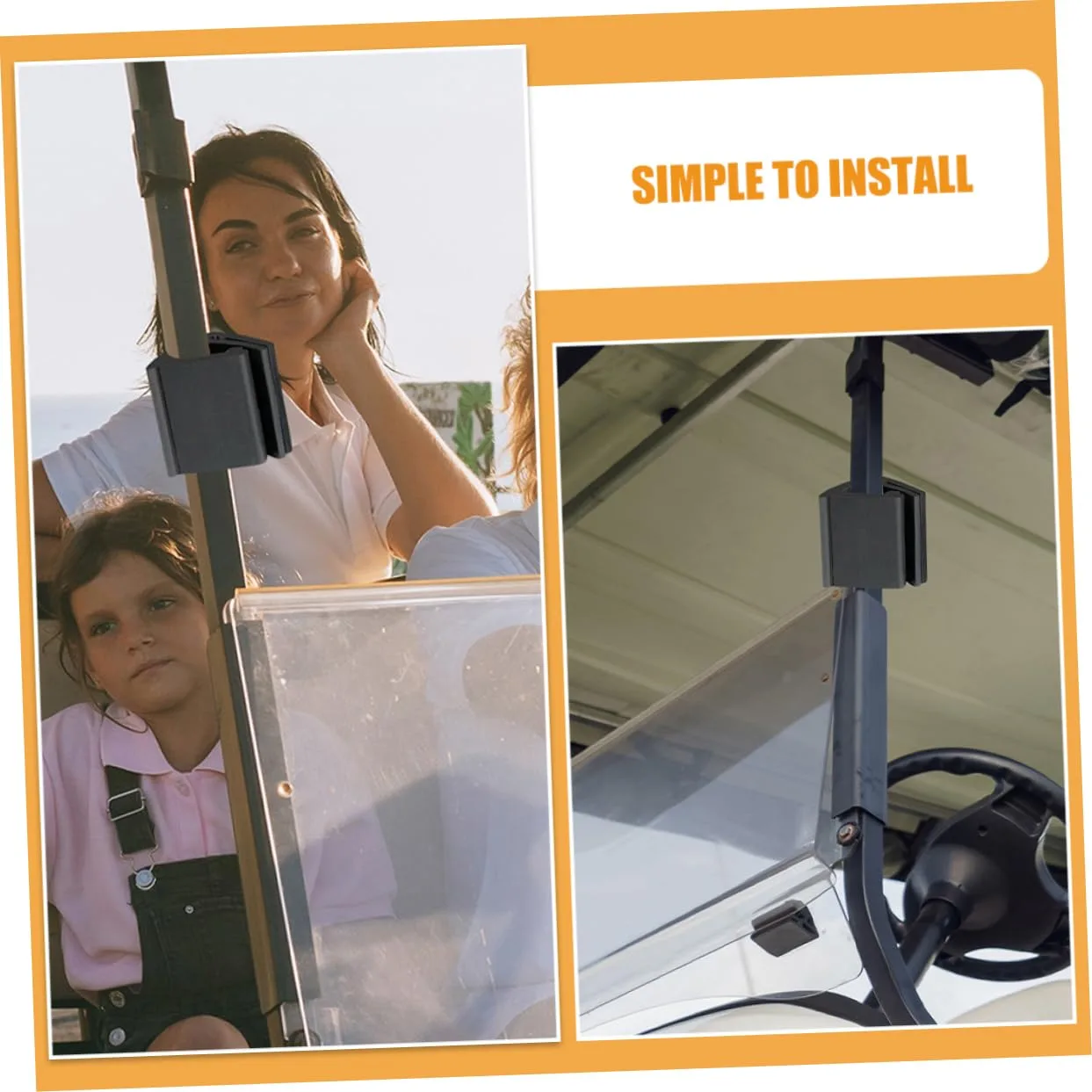 POPETPOP Golf Cart Windshield Retaining Clips image 3