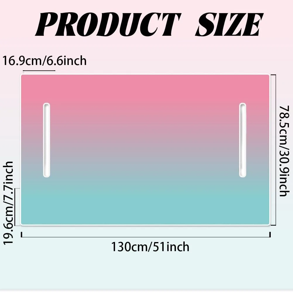 ORIGACH Golf Cart Seat Cover Blanket - Pink Teal Ombre image 2