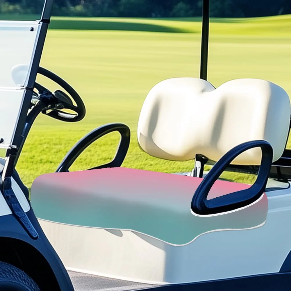 ORIGACH Golf Cart Seat Cover Blanket - Pink Teal Ombre image 4