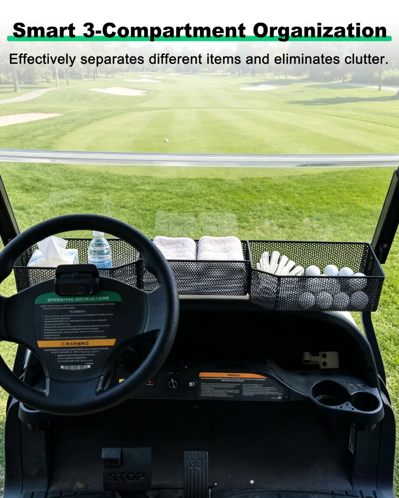 LDETXY Front Storage Basket for Club Car Tempo 2025 image 4