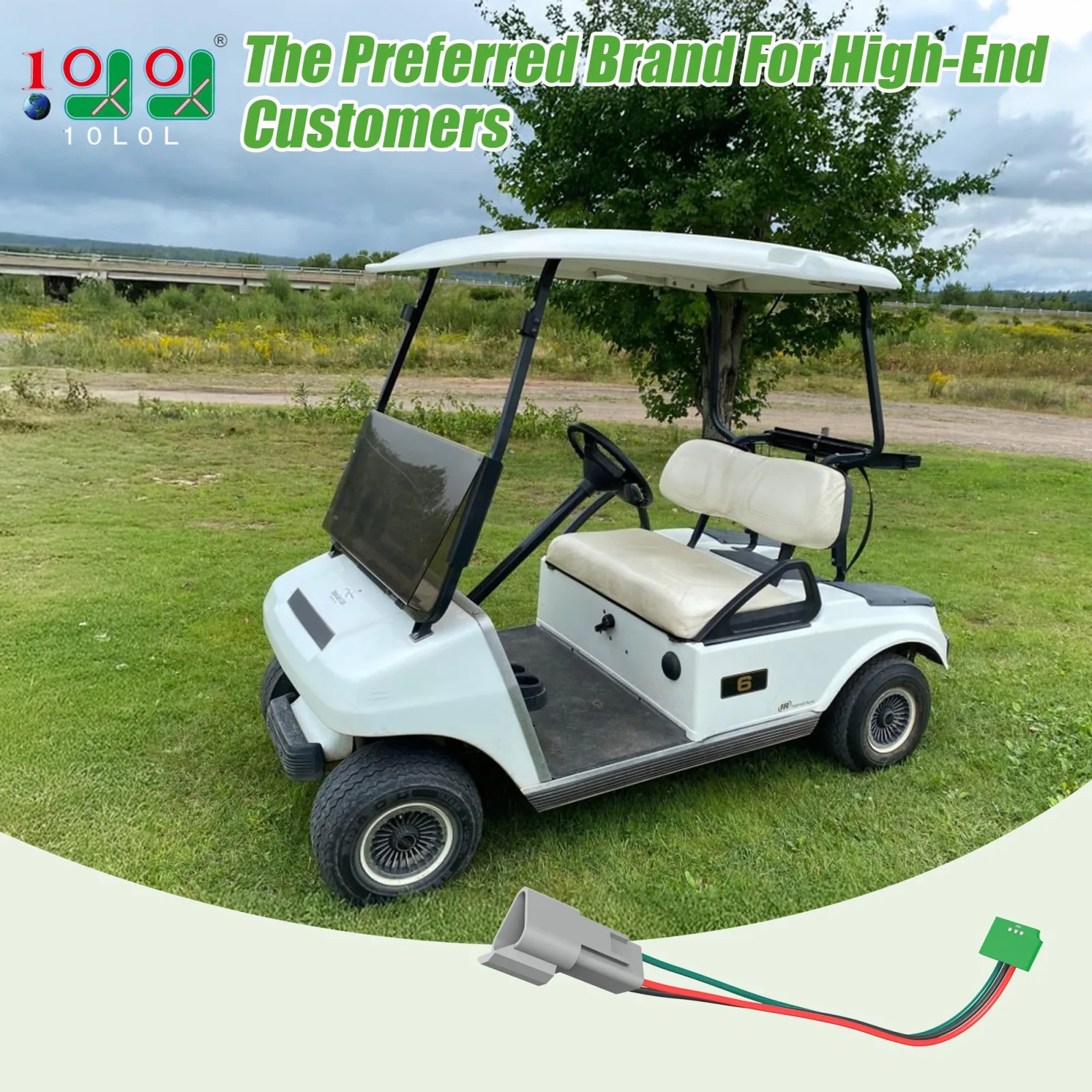 10L0L 48V Hall Effect Speed Sensor 101925801 for Club Car DS/Precedent 1997-2002 image 2