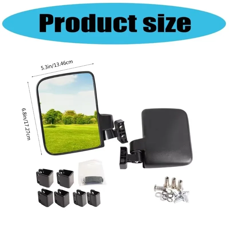 BIANTENIU Rearview Mirror for EA Carts EA2 image 2