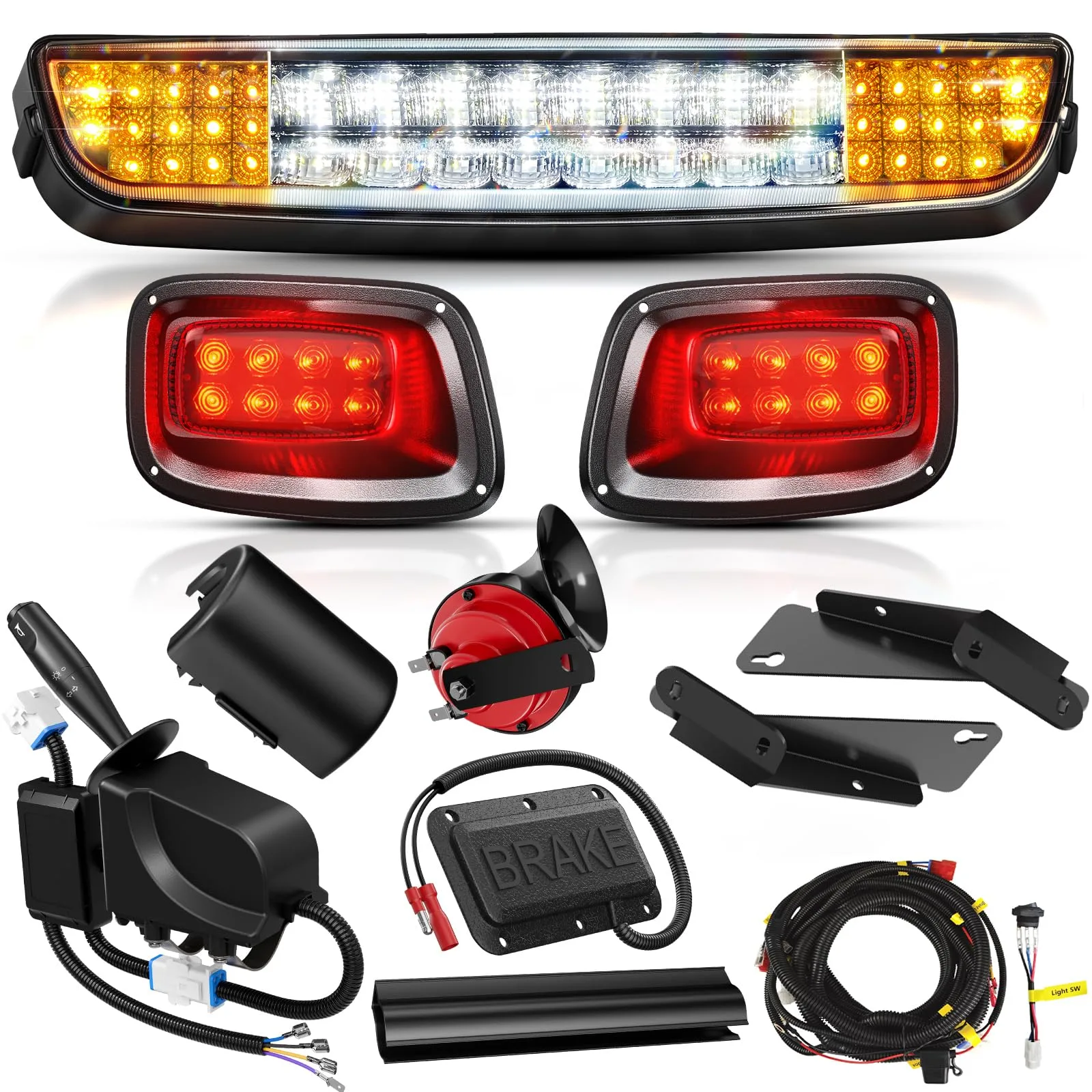 EXOEMTS LED Light Kit for E-Z-GO TXT 1996-2013