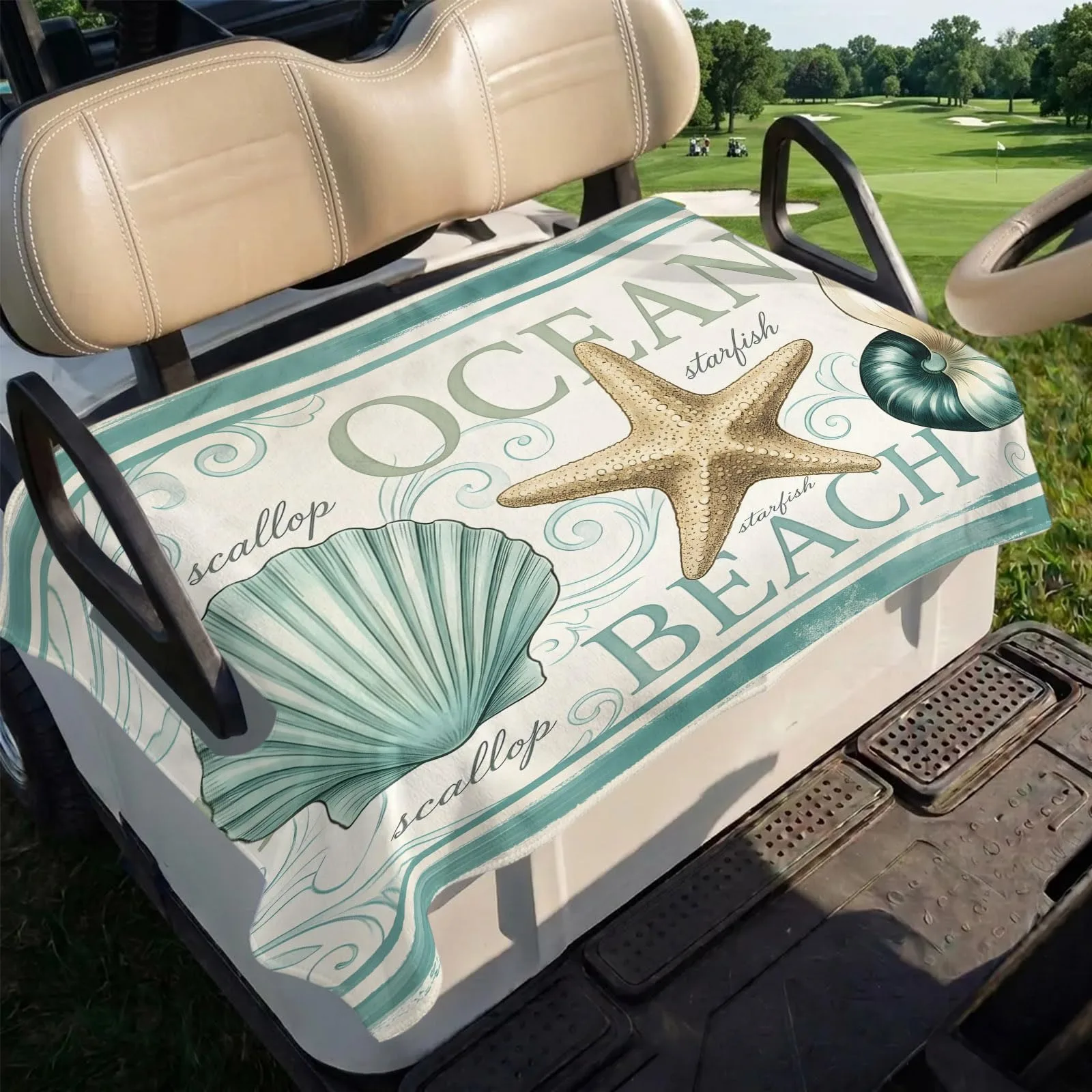 Trosturdspn Golf Cart Seat Towel Blanket 51 x 31 Inch image 4