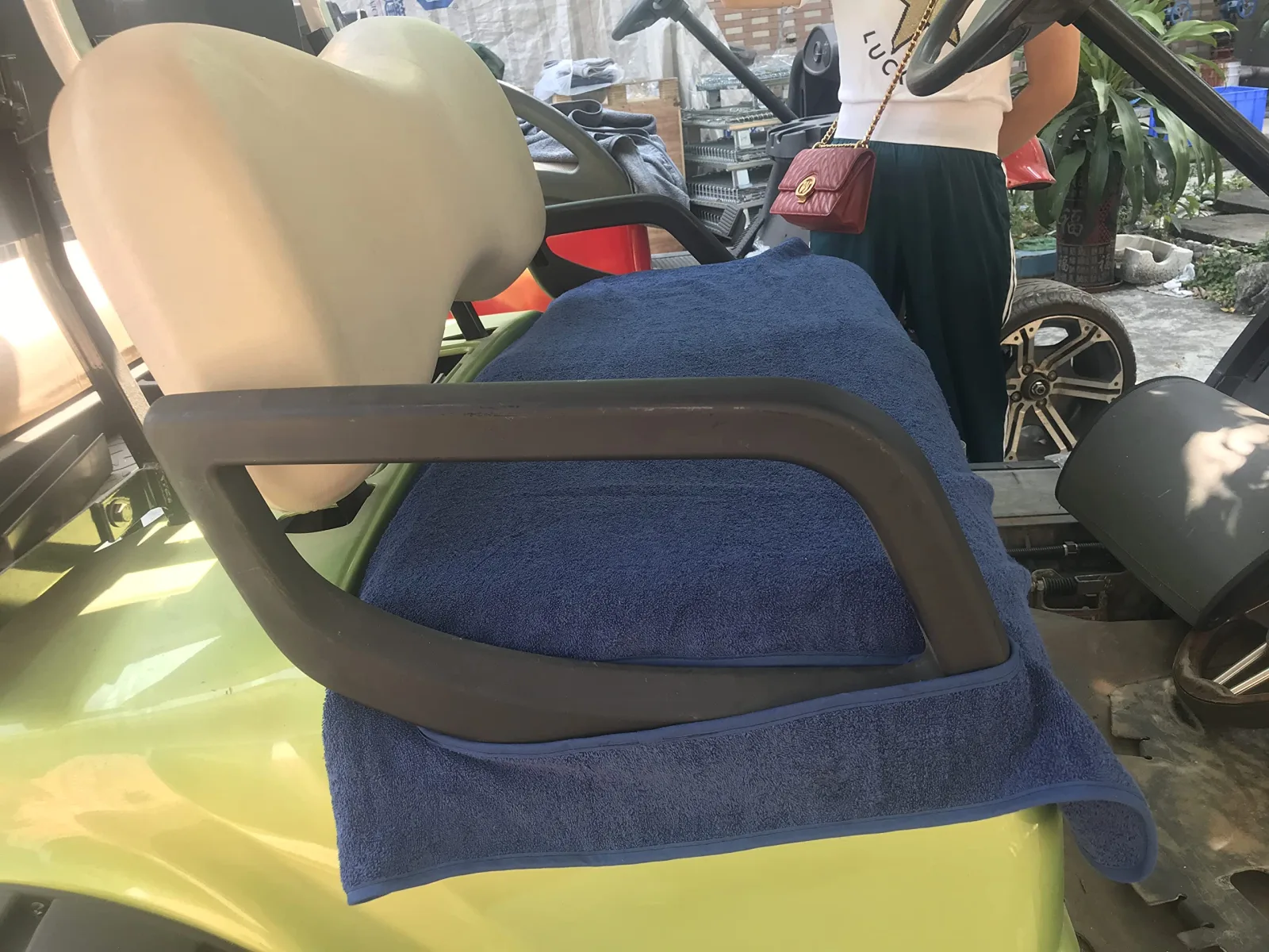 BestAccess Universal Golf Cart Seat Cover, Blue image 2