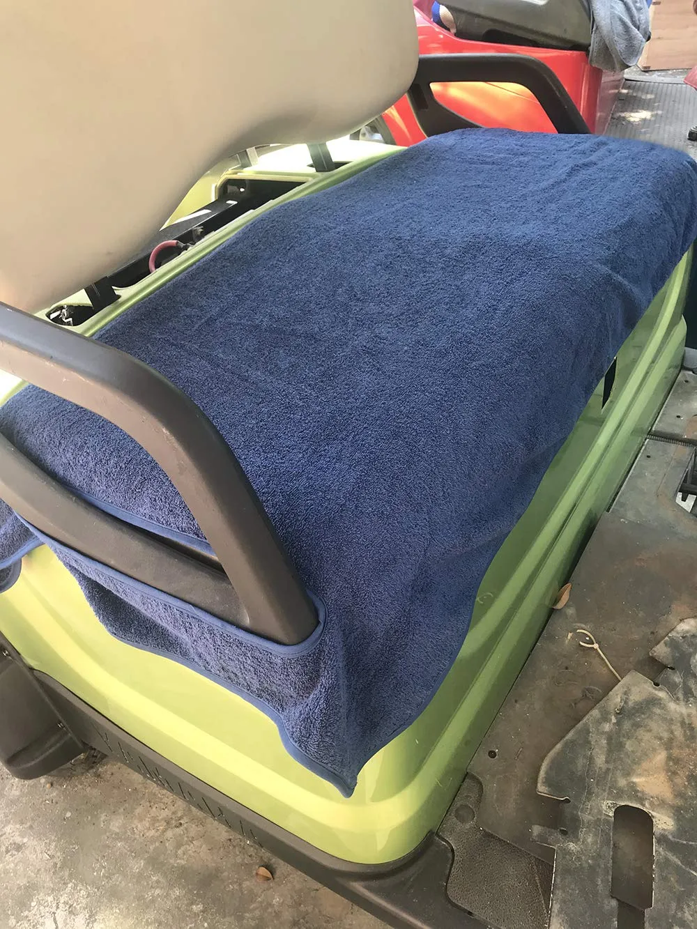 BestAccess Universal Golf Cart Seat Cover, Blue image 3