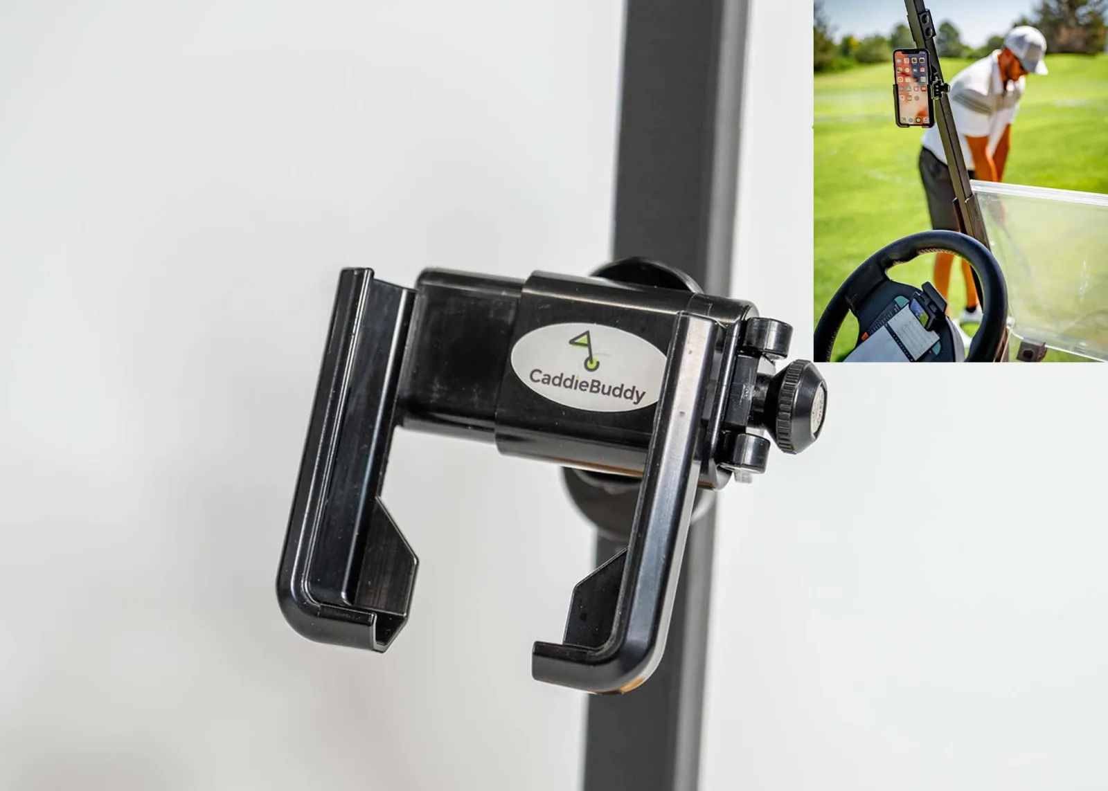 Caddie Buddy Magnetic Golf Cart Phone Mount