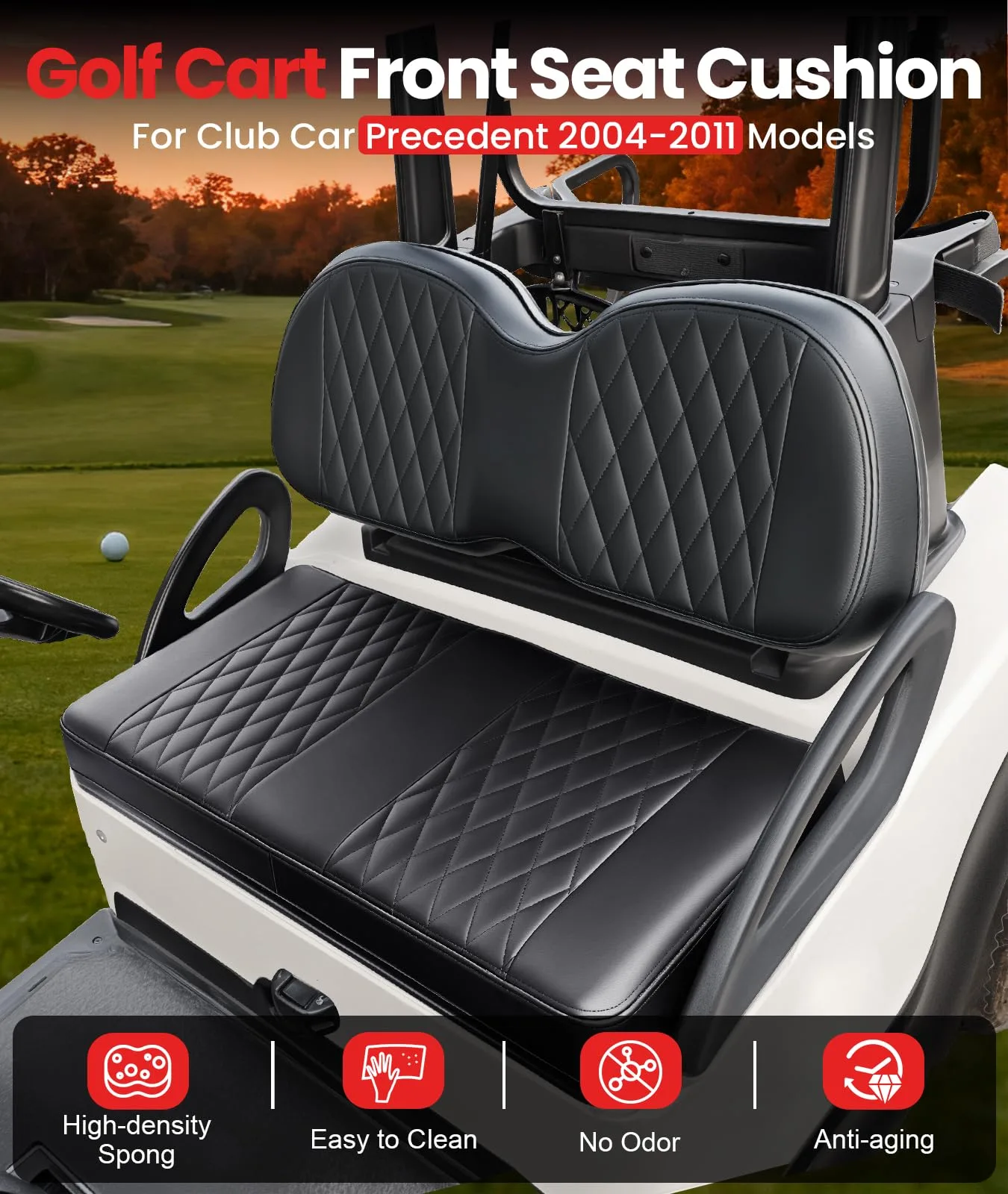 CASISPRO Club Car Precedent Front Seat Cushion 2004-2011 image 2