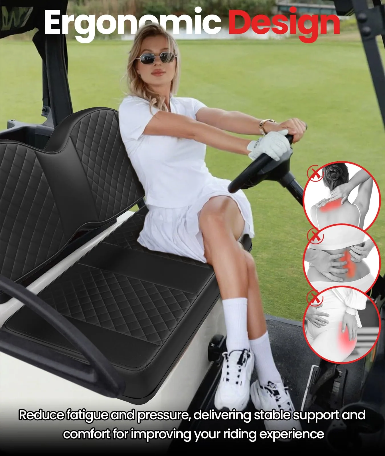 CASISPRO Club Car Precedent Front Seat Cushion 2004-2011 image 4