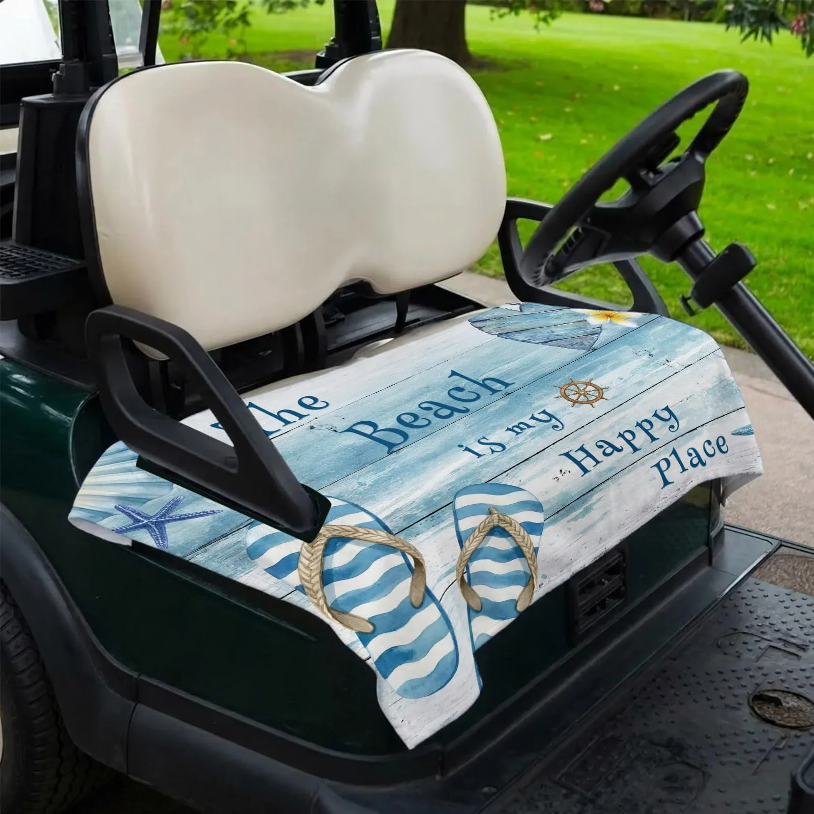 DecorLovee Golf Cart Seat Cover for E-Z-GO and Club Car image 2