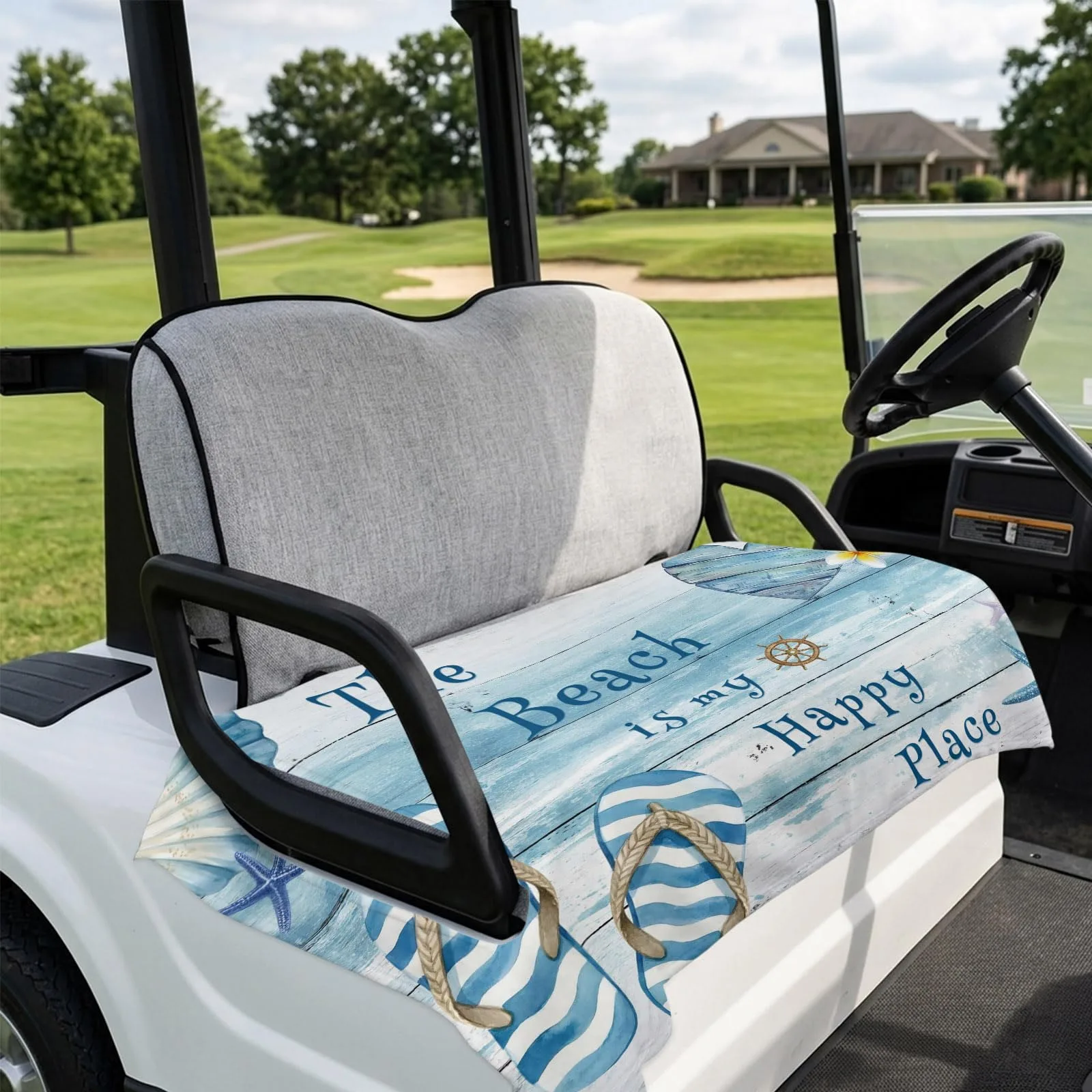 DecorLovee Golf Cart Seat Cover for E-Z-GO and Club Car image 4