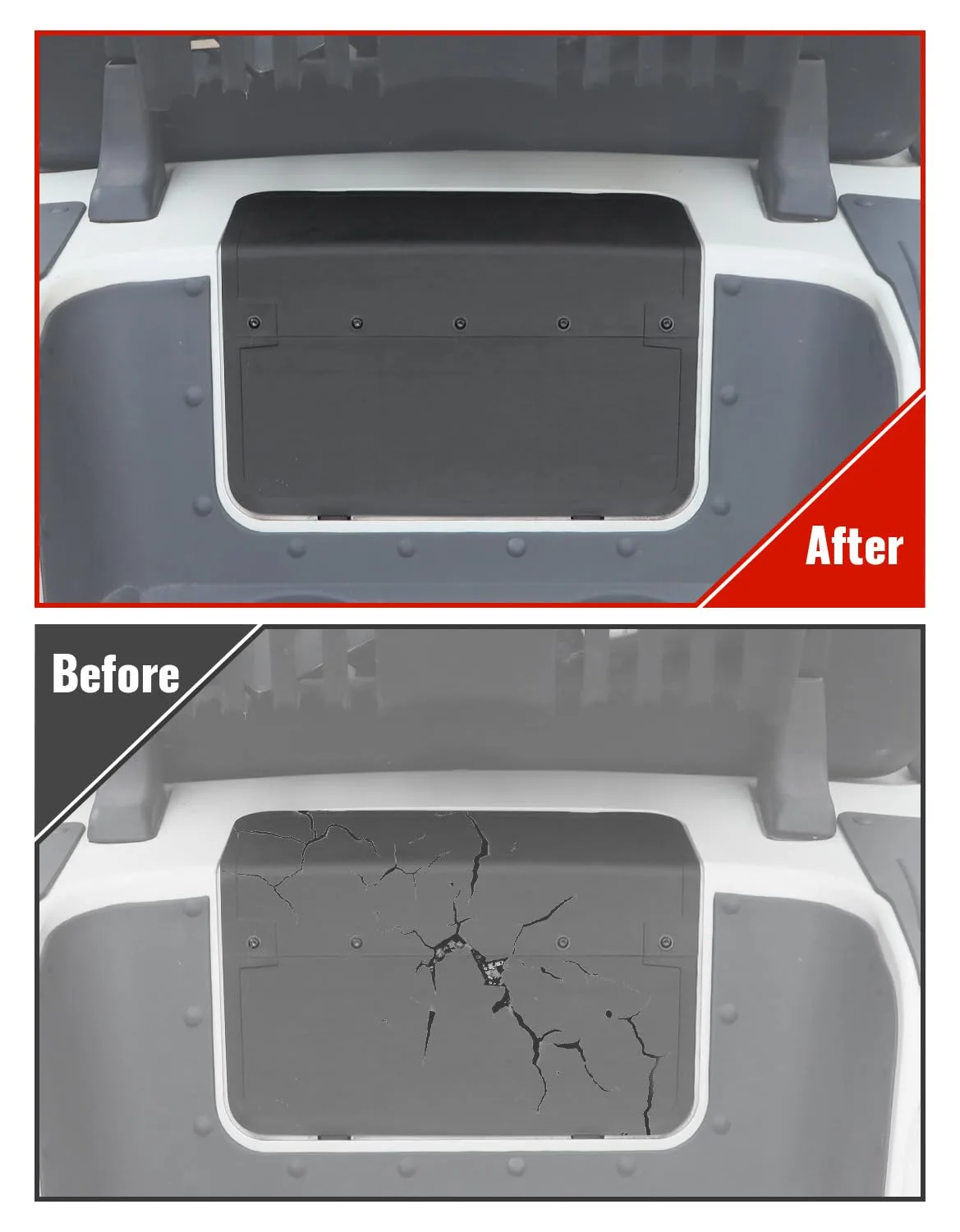 LUXEMOTO Rear Access Panel Cover for E-Z-GO RXV 2008-2015 image 3