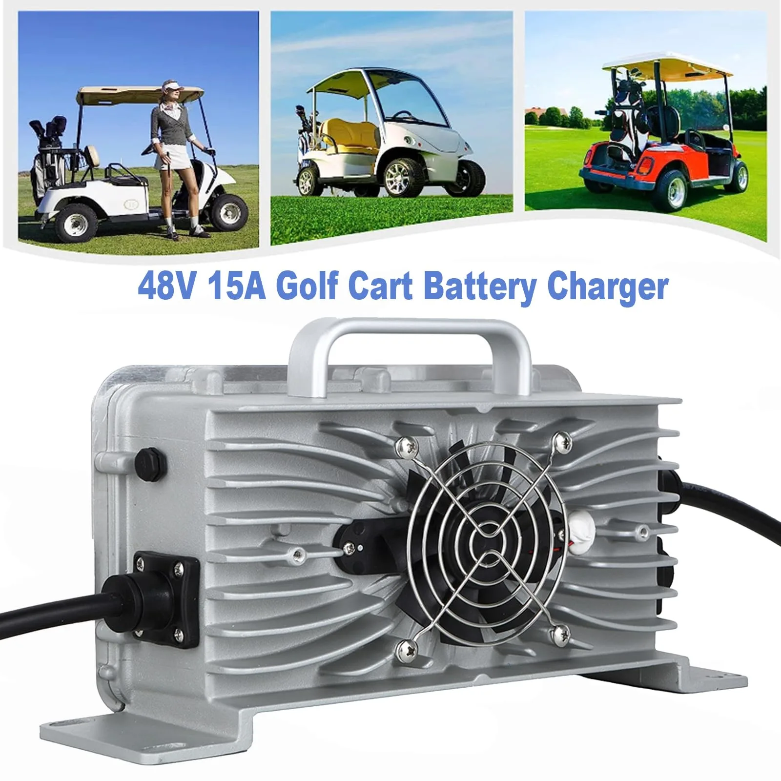 HYDTGZ 48V 15A Golf Cart Battery Charger for Club Car image 2