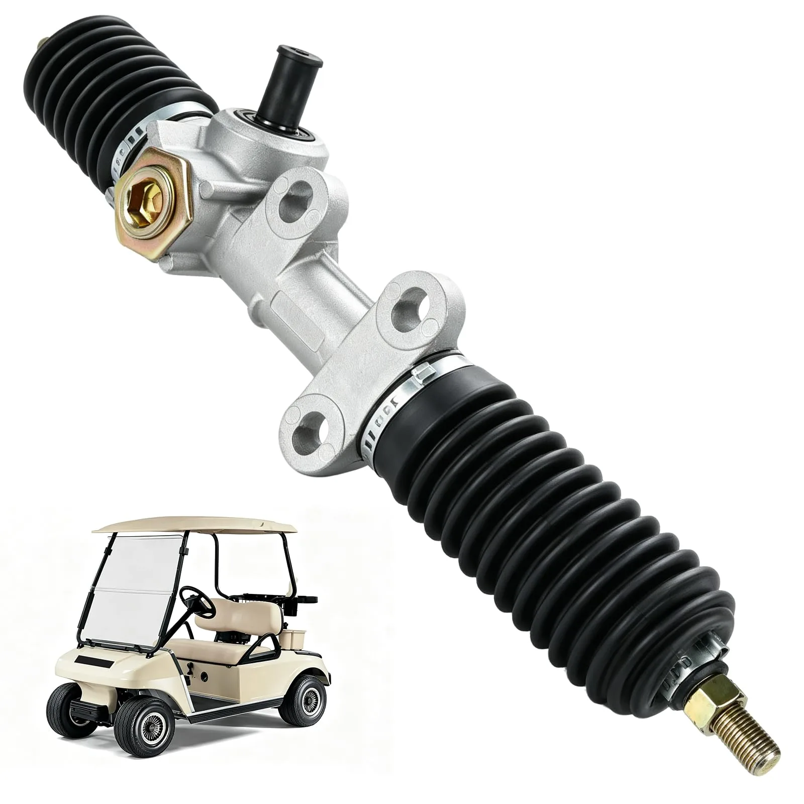 GOPRMACE Steering Gear Box for Club Car DS, Carryall & Turf