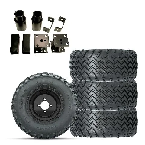 GTW 4-Inch Lift Kit with 22-Inch Tires for E-Z-GO Marathon