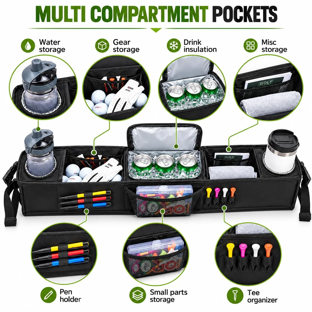 ZHLSUEC Front Storage Organizer for Evolution Classic 4 image 3