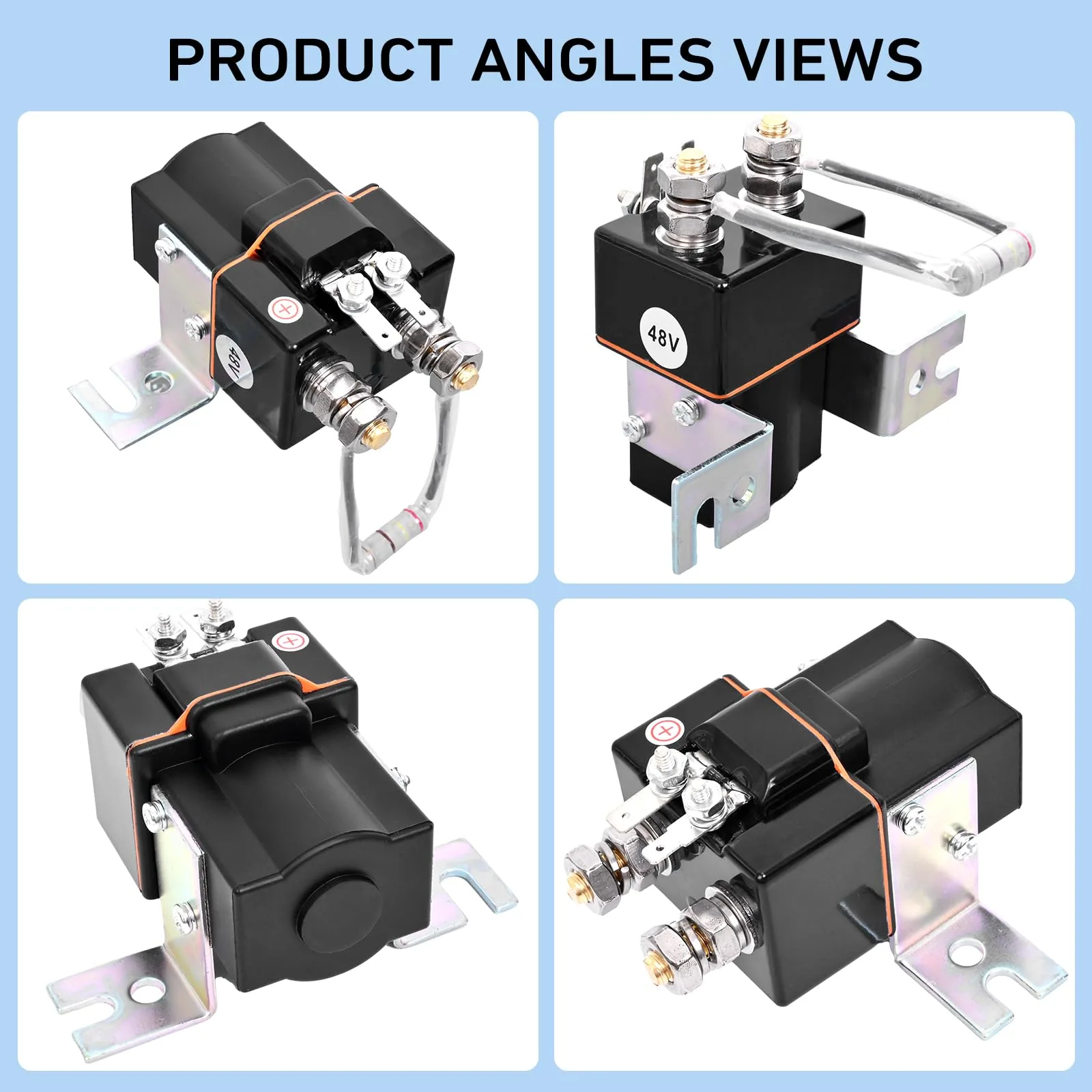 DingRan 48V Solenoid Kit for Club Car DS and Precedent image 2