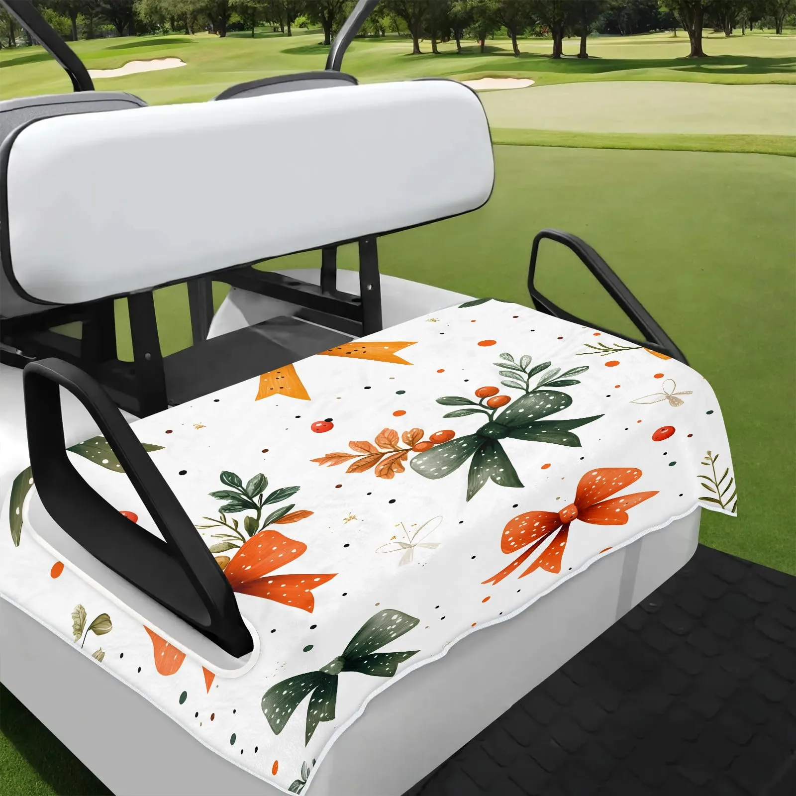 Tiveruda Golf Cart Seat Cover for Double Seats 51 x 31 in