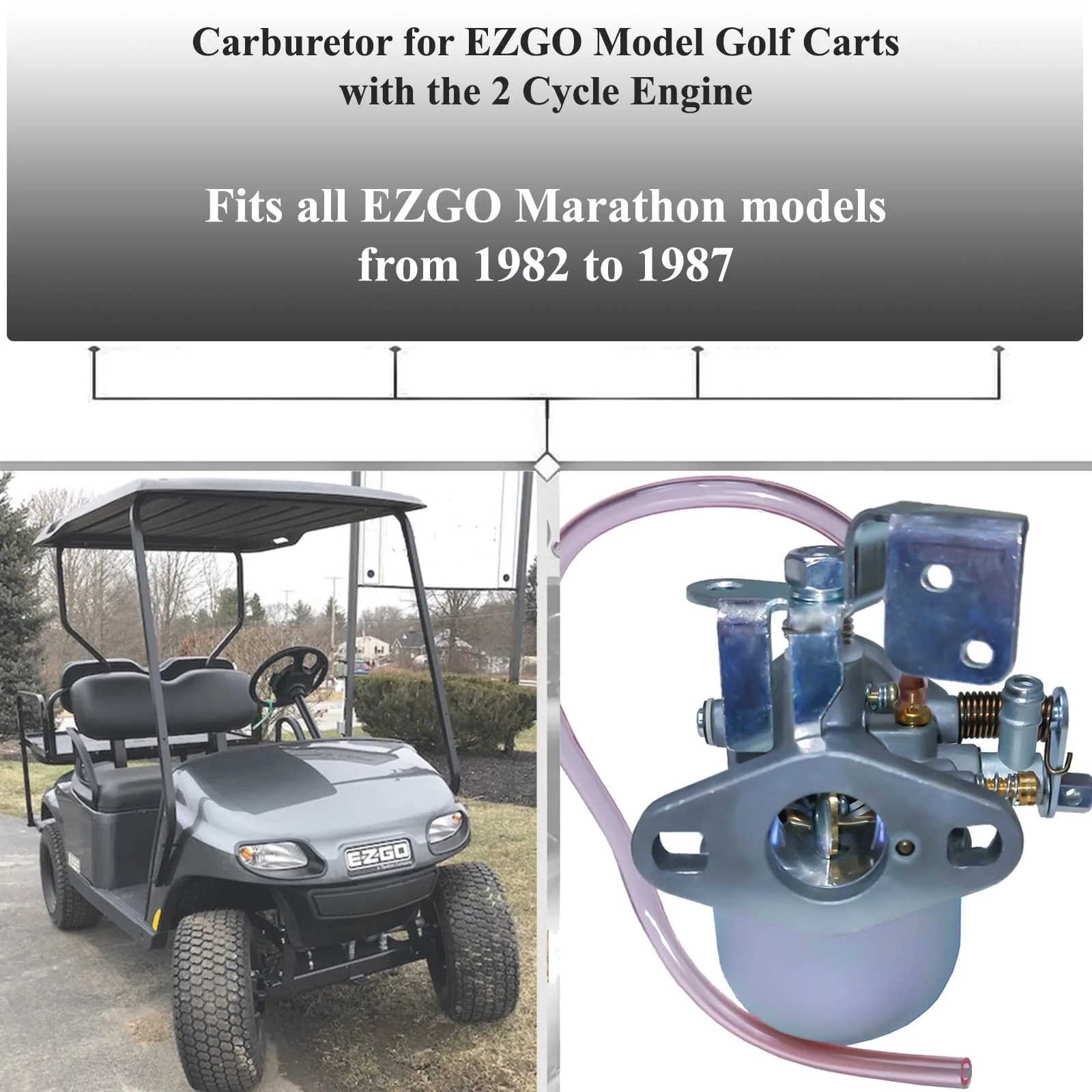 Glenparts Carburetor for E-Z-GO Marathon, CB213 - 7 image 3