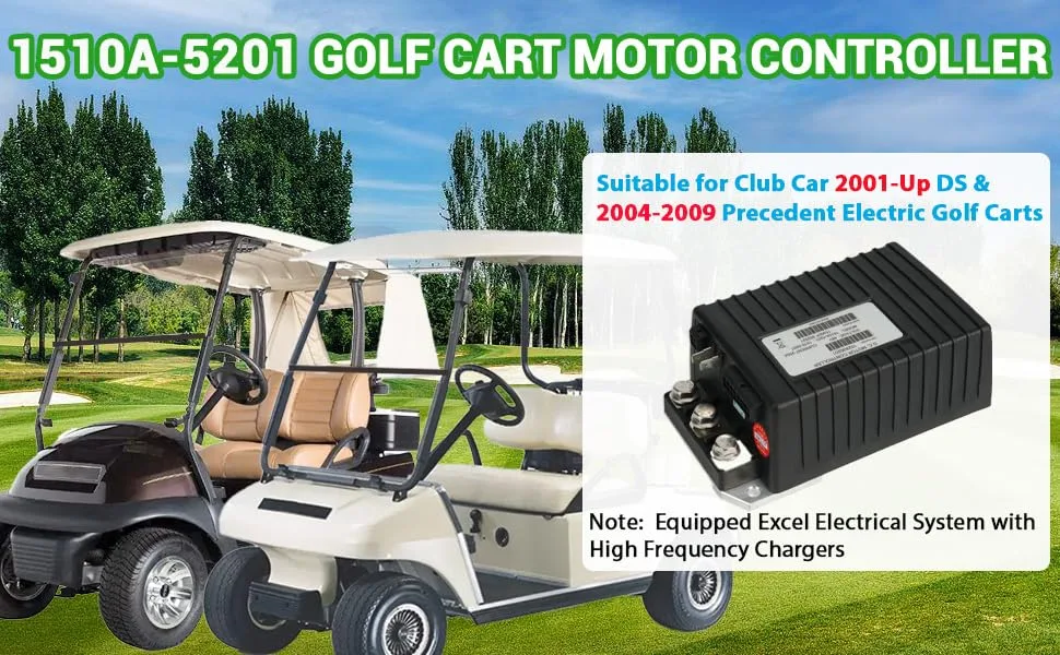 CartClan 48V Controller for Club Car Precedent and DS image 2