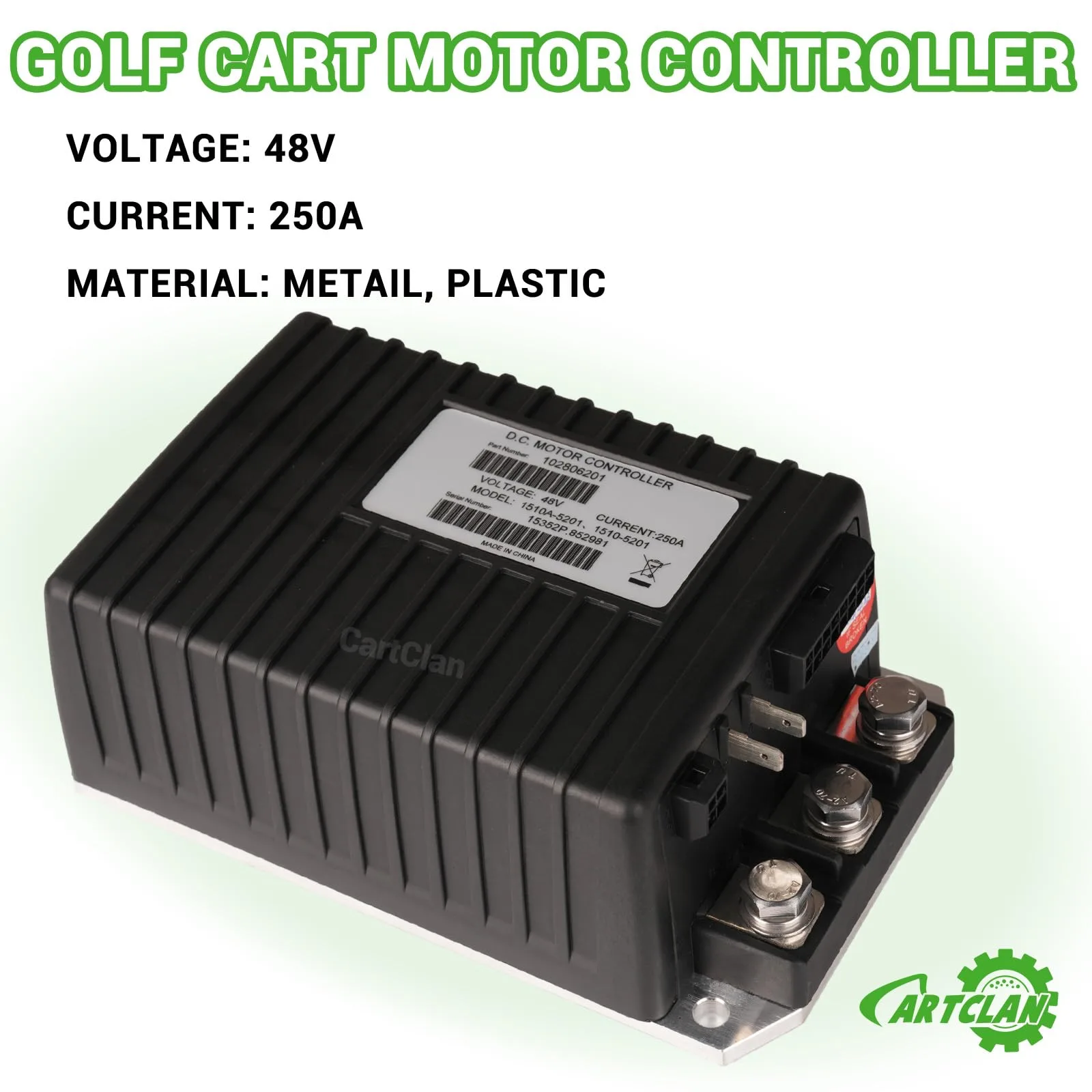 CartClan 48V Controller for Club Car Precedent and DS image 3