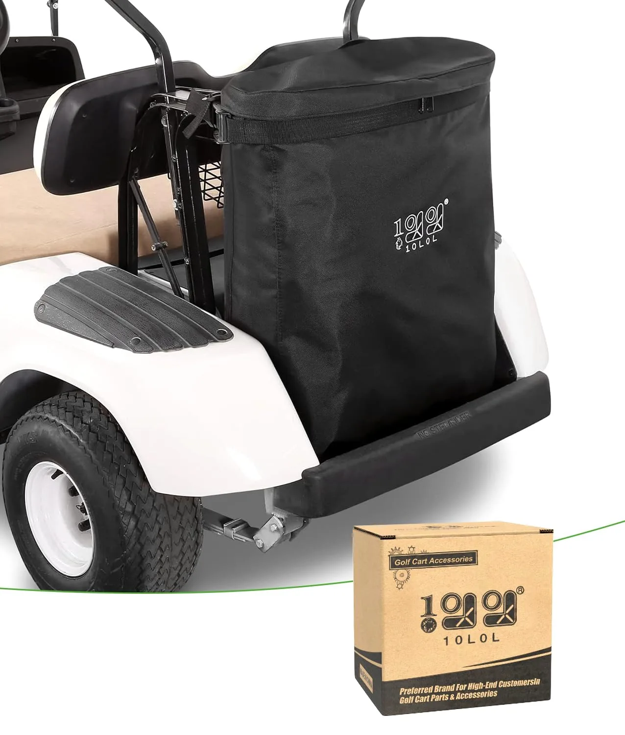 10L0L Golf Cart Cargo Bag for 2-Passenger Carts