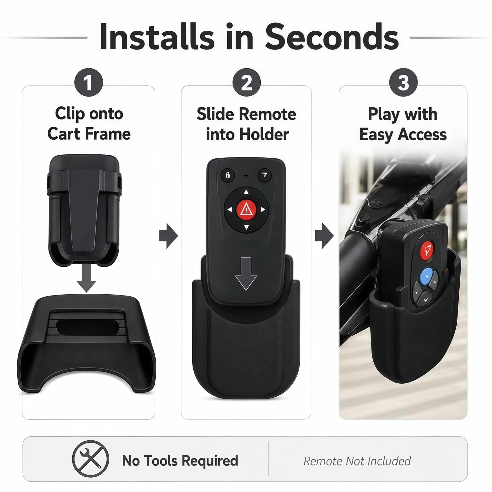 Generic MGI Golf Cart Remote Control Mount image 2