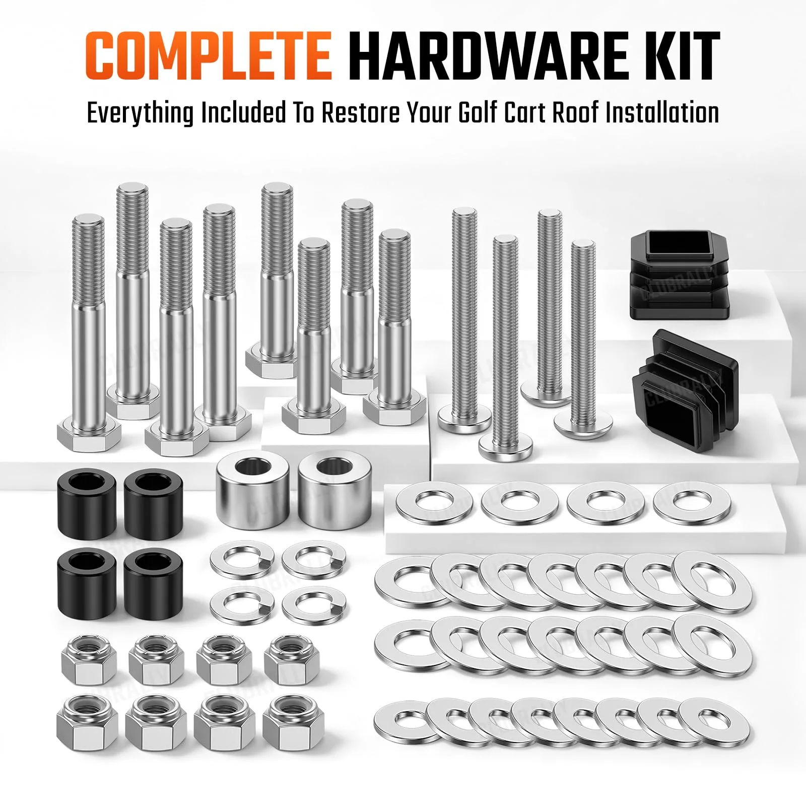 CLUBRALLY Suntop Hardware Kit for E-Z-GO TXT, 1994-2013 image 3