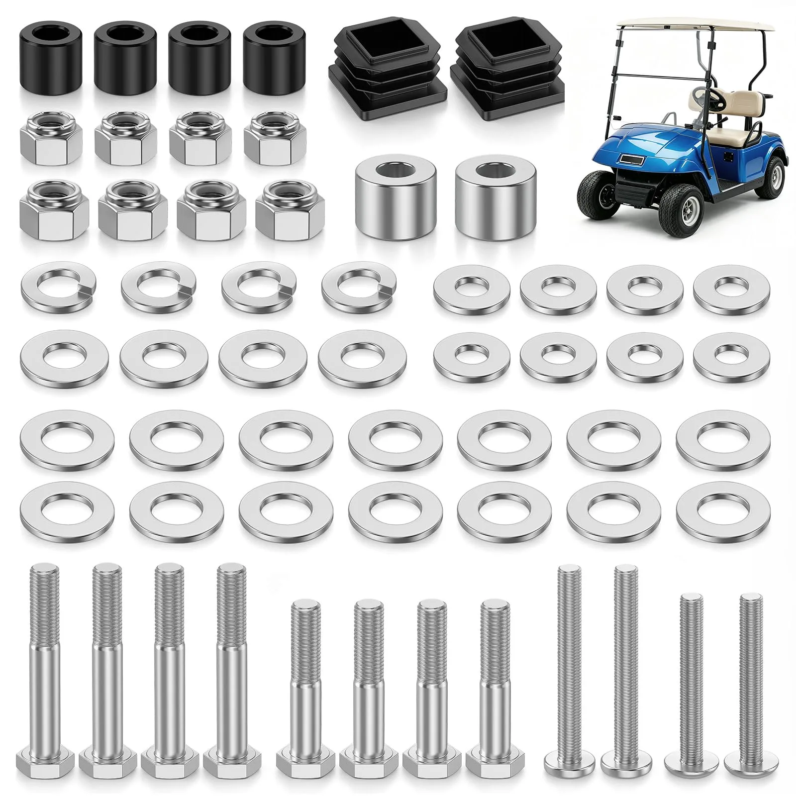 CLUBRALLY Suntop Hardware Kit for E-Z-GO TXT, 1994-2013