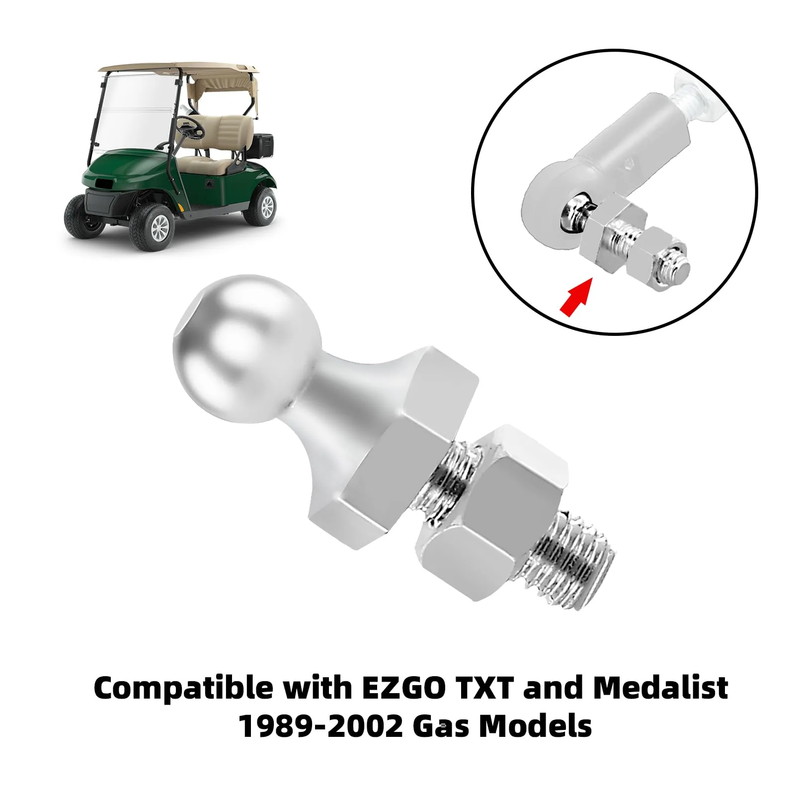 Roykaw Linkage Ball Stud for E-Z-GO TXT and Medalist image 2