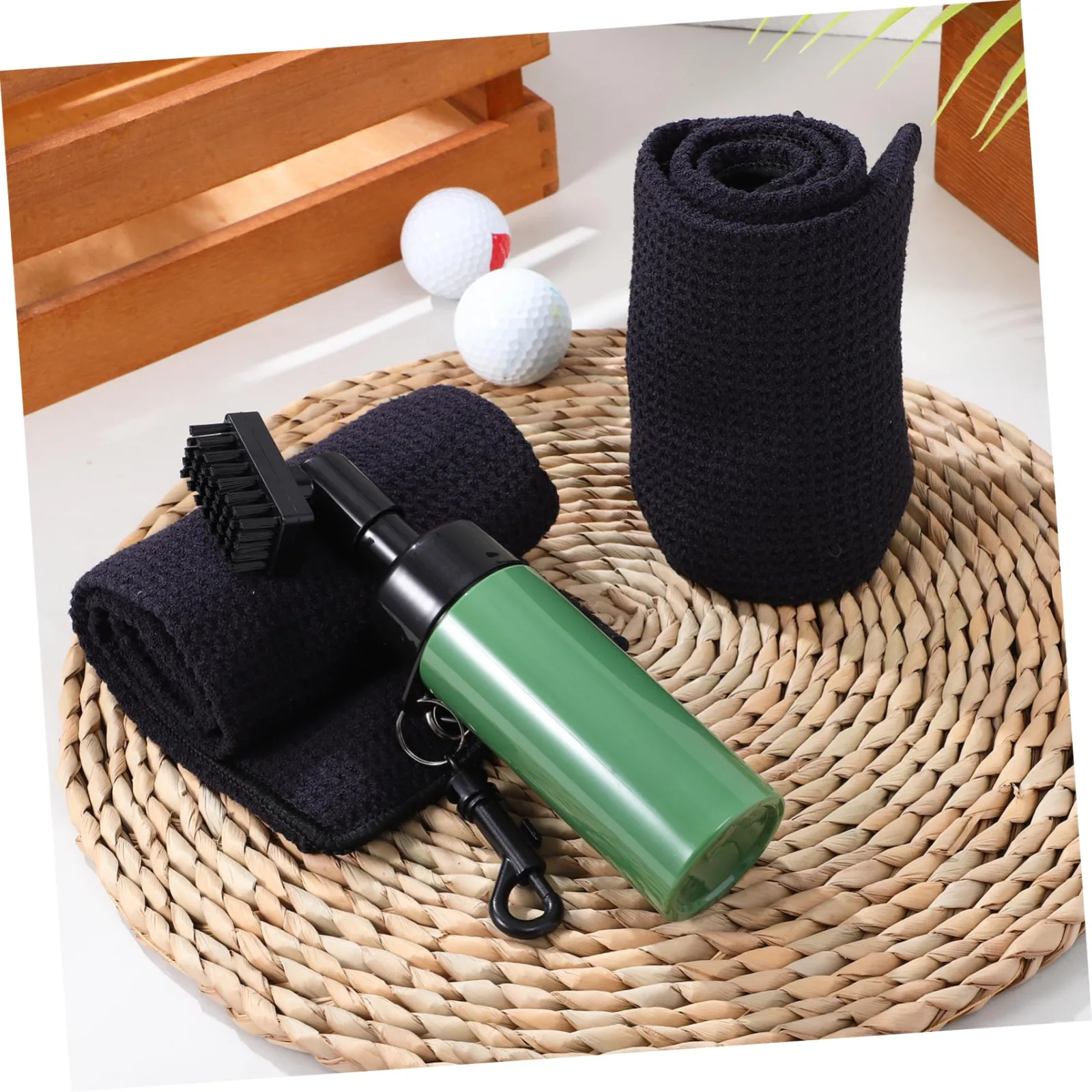 Generic Golf Club Cleaning Brush with Squeeze Water Bottle image 2