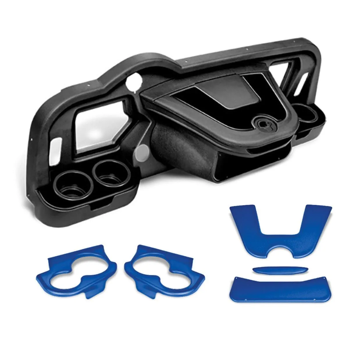 REVENGE Sentry Dash for E-Z-GO RXV 2008+ Black/Blue