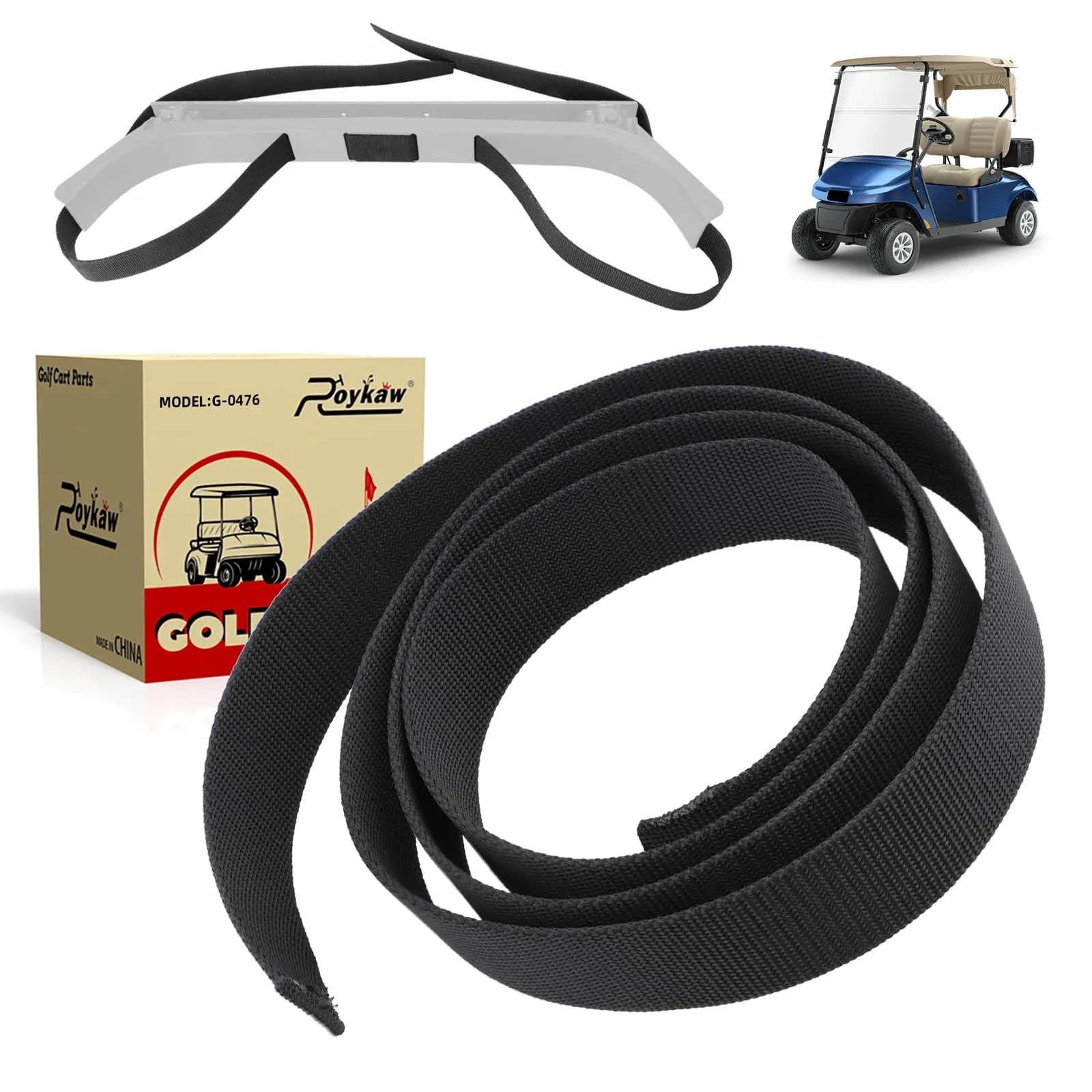 Roykaw Golf Cart Bag Holder Strap 71853G01 for E-Z-GO